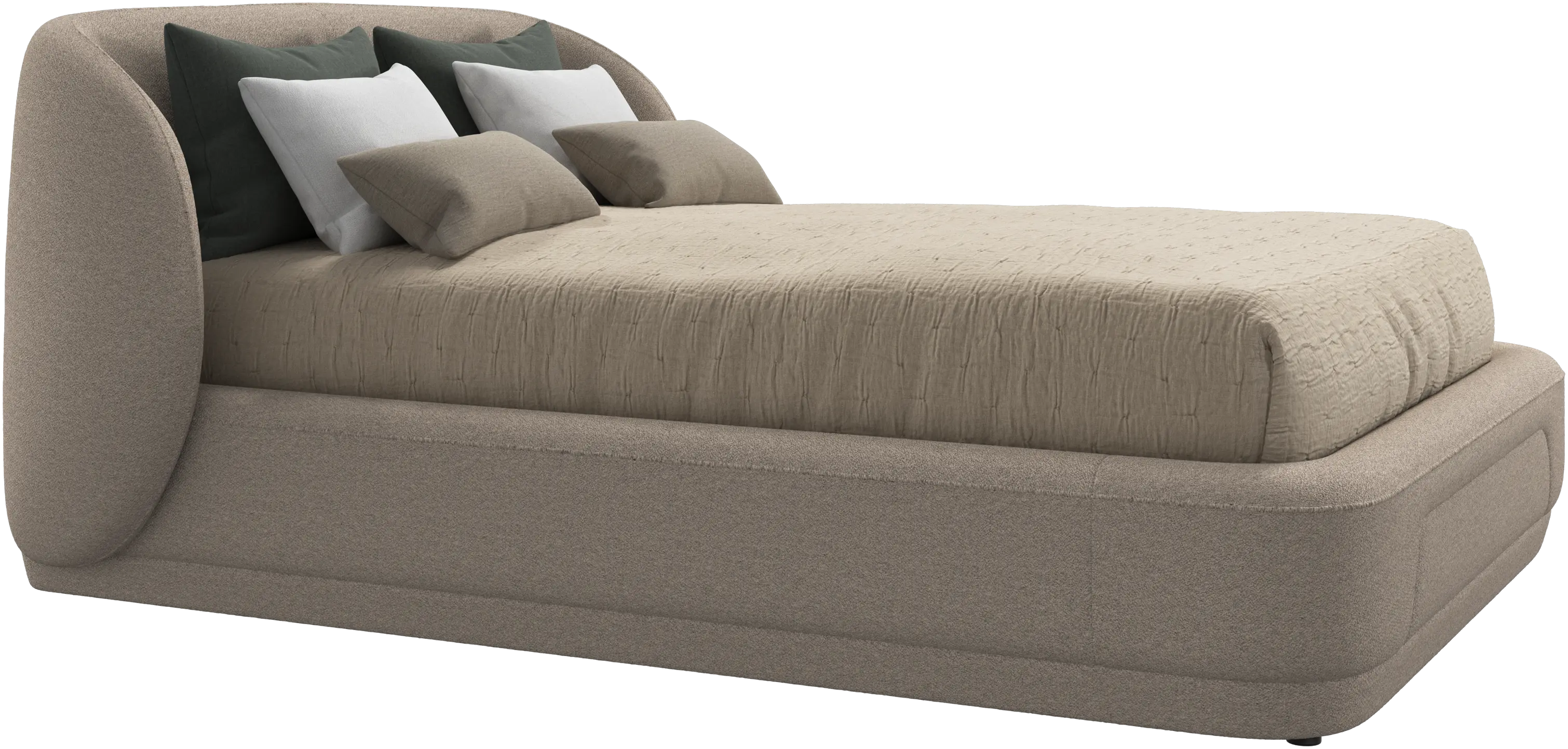 Bolzano bed with slats  - W140xL200cm