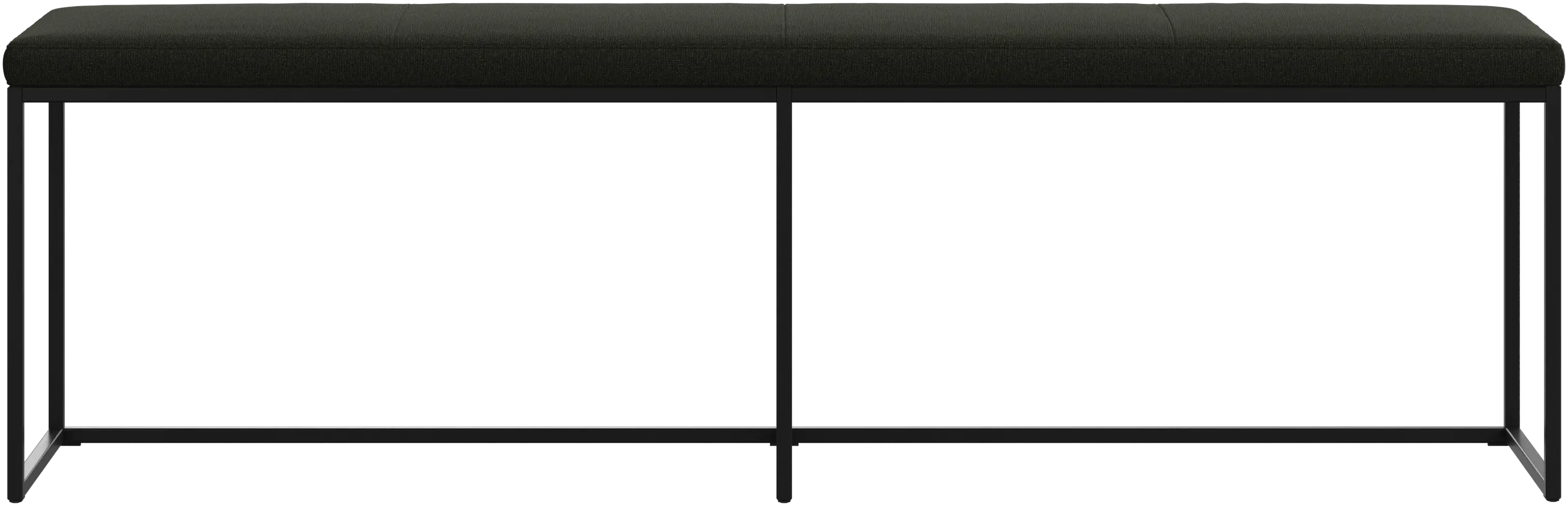 London large bench with cushion