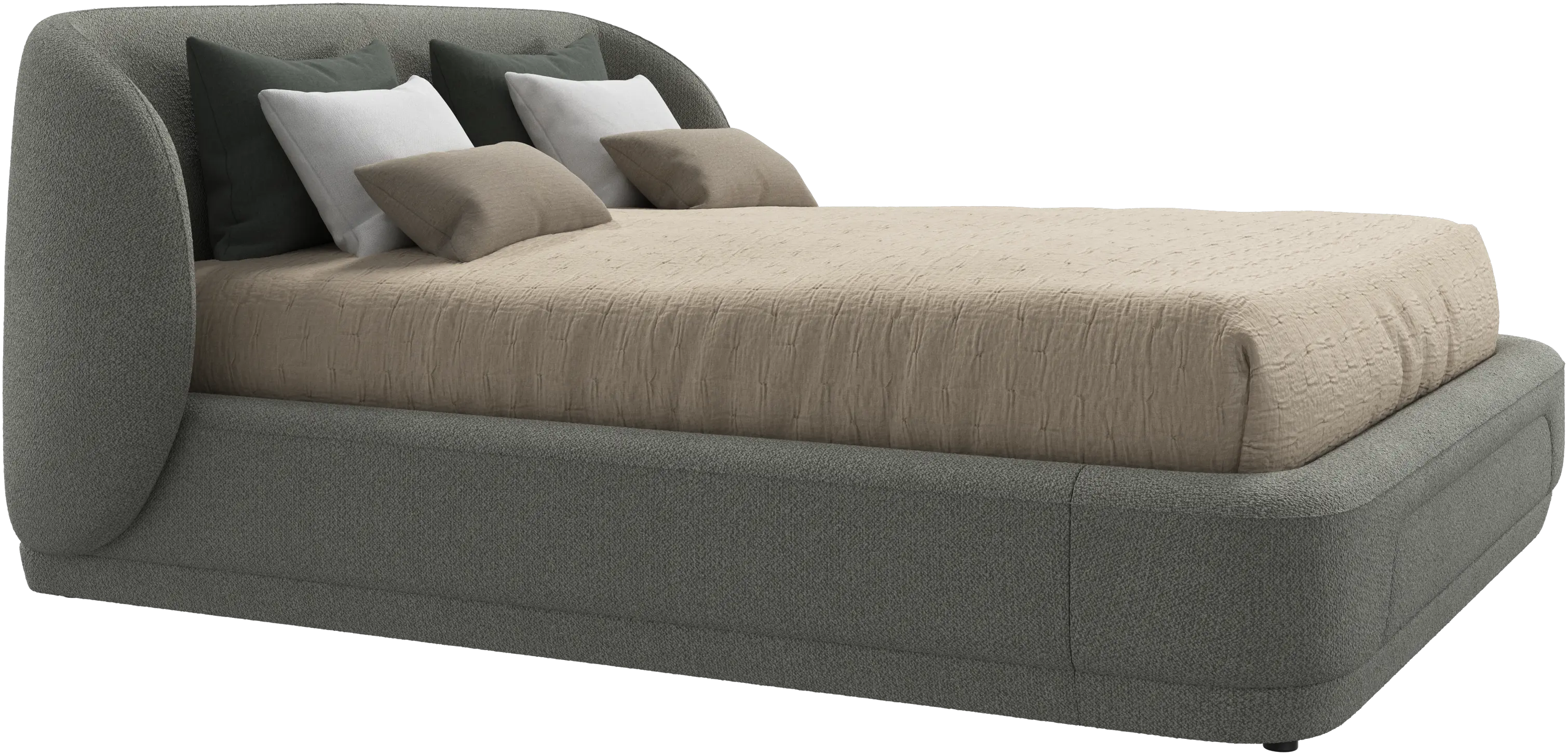 Lit Bolzano avec sommier à lattes – l152,5xL200 cm