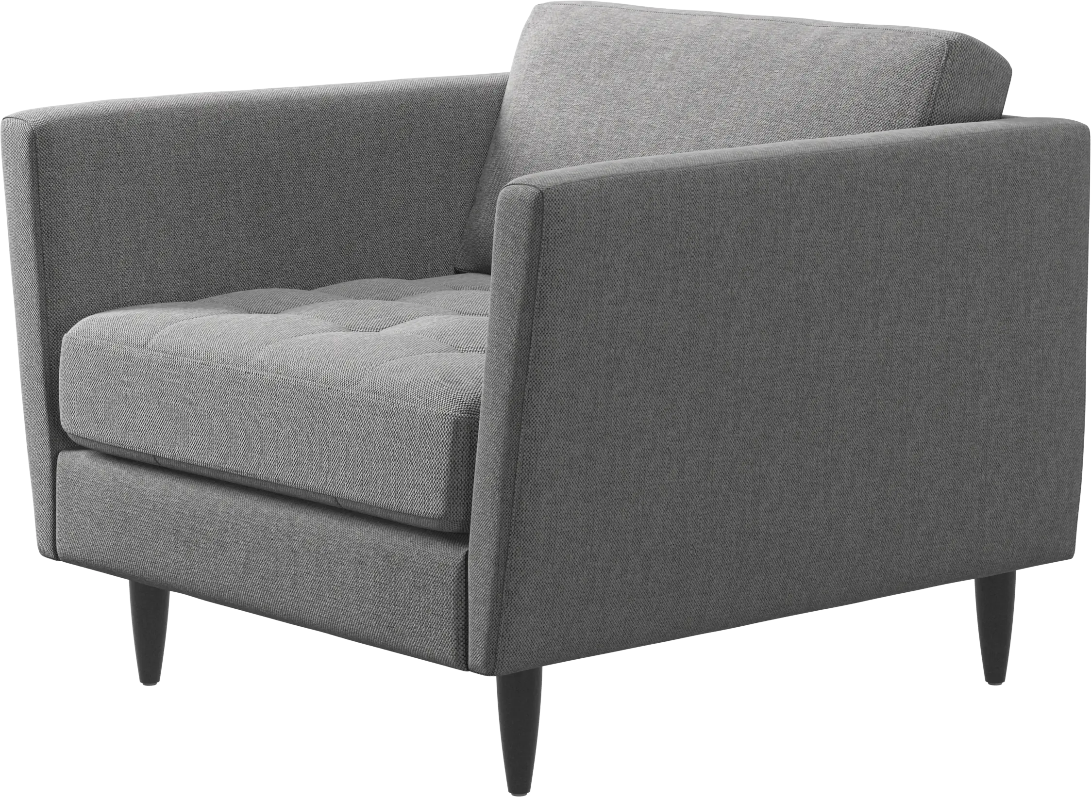 Osaka chair, tufted seat