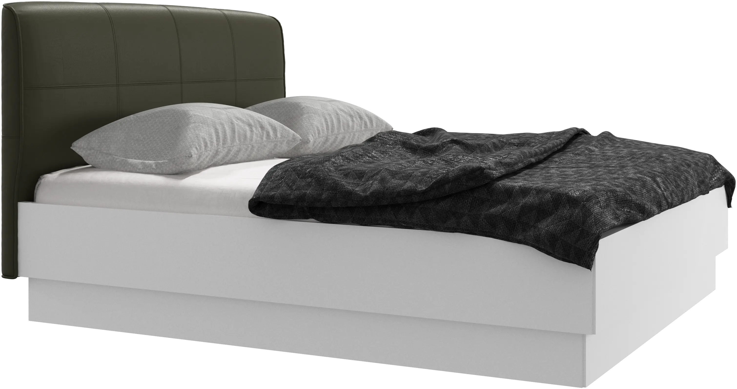 Houston, upholstered bed with storage