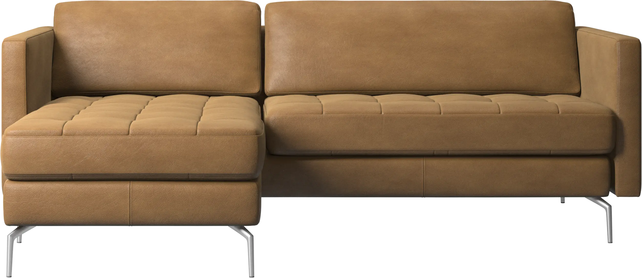 Osaka sofa with resting unit, tufted seat