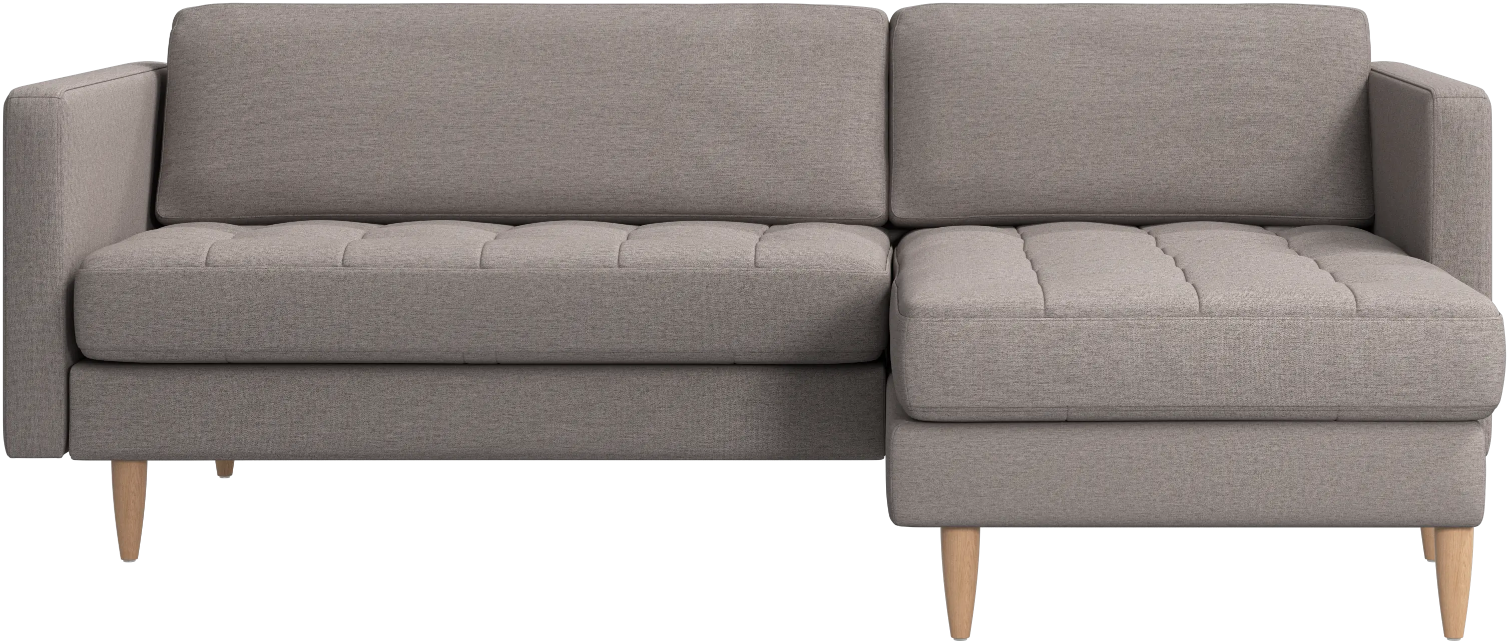 Osaka sofa with resting unit, tufted seat
