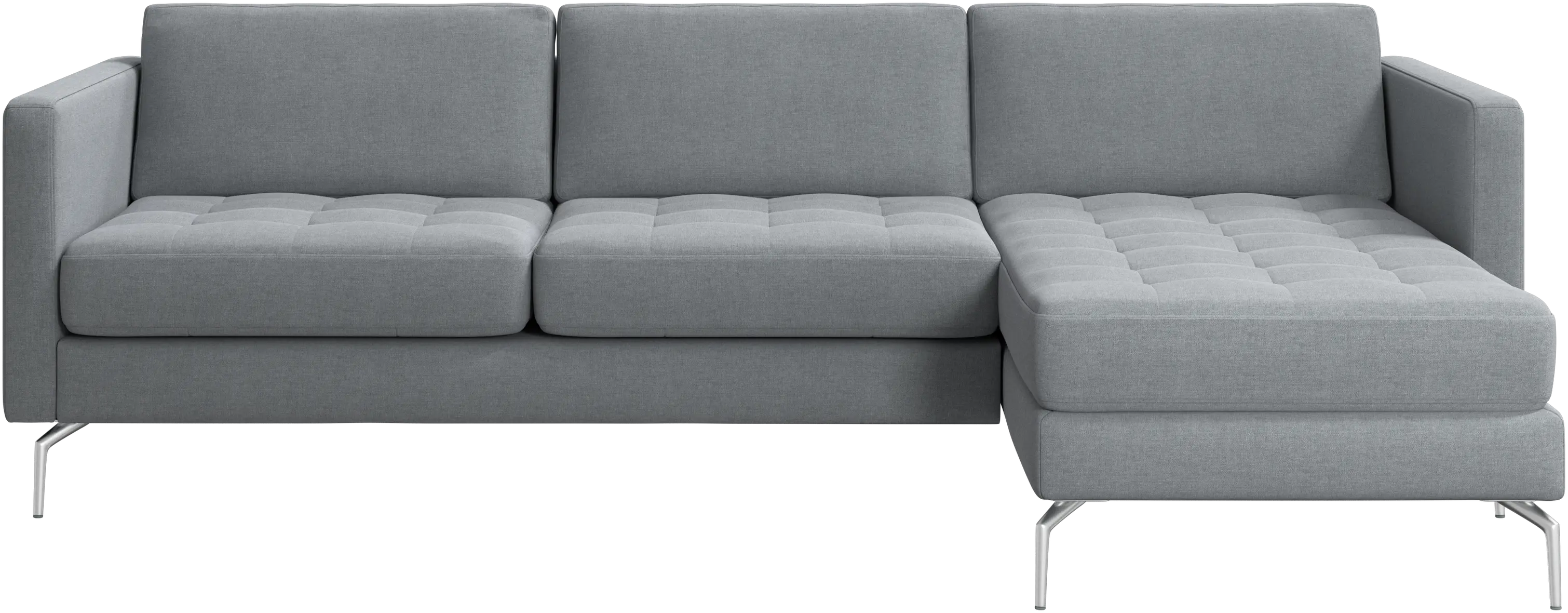 Osaka sofa with resting unit, tufted seat