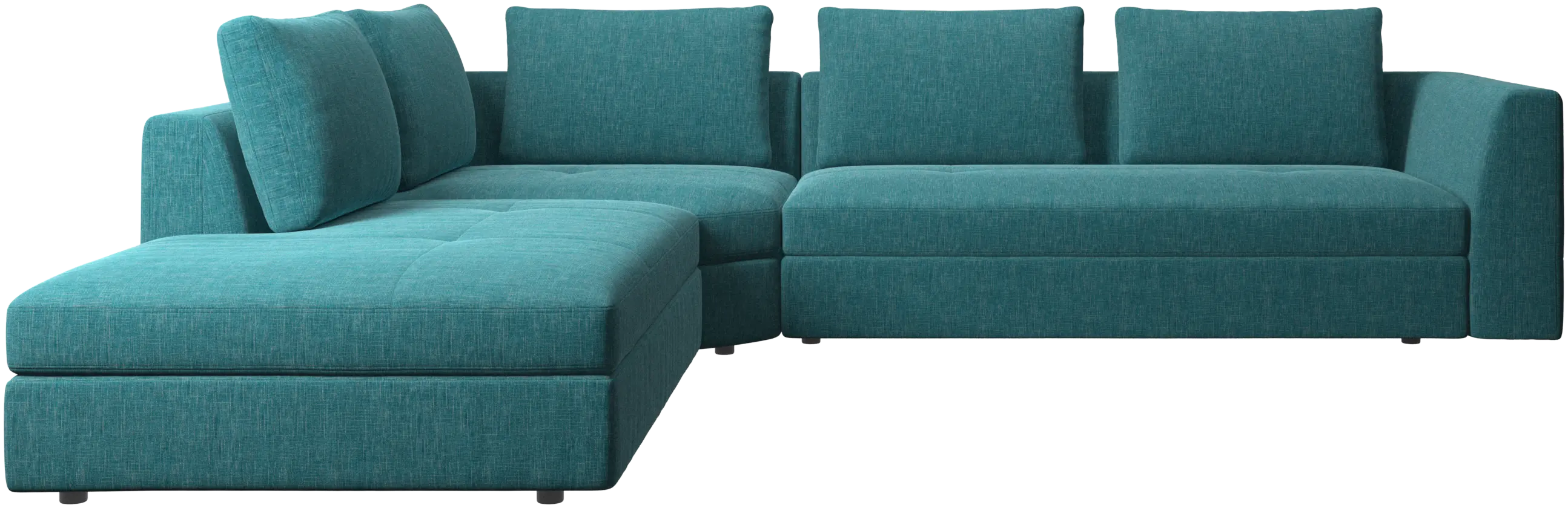 Bergamo corner sofa with lounging unit