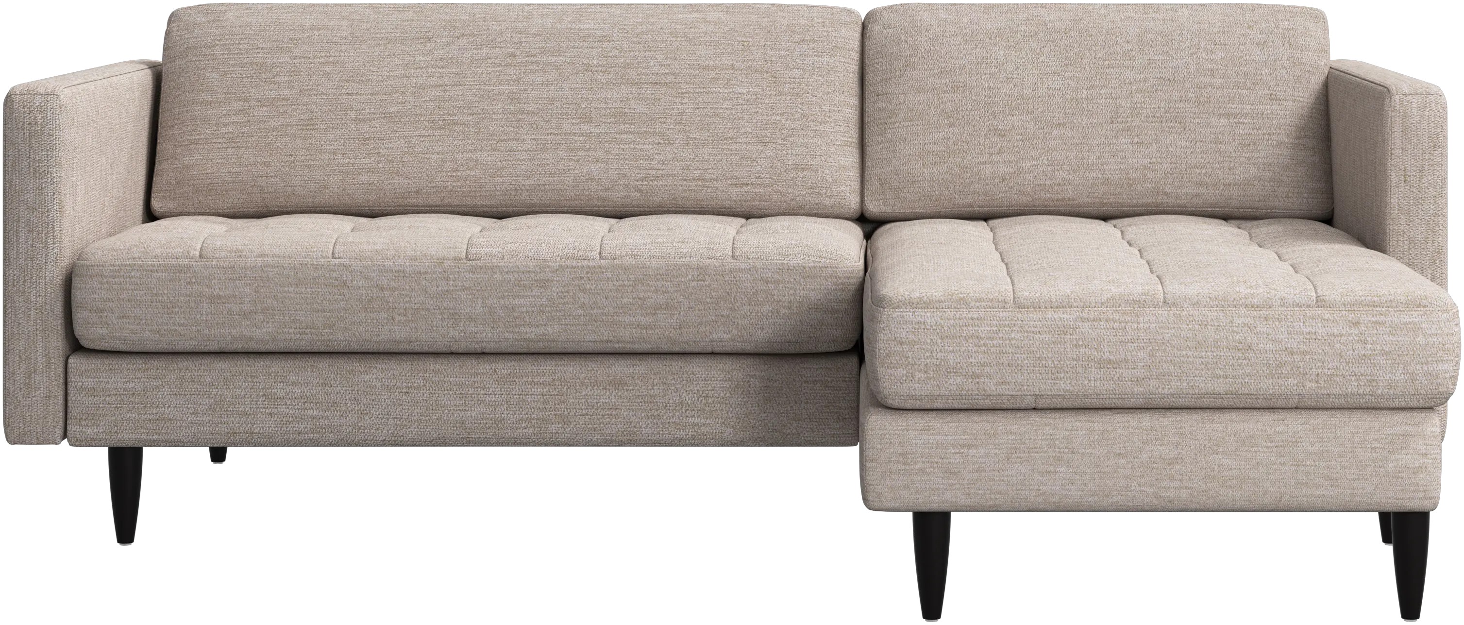 Osaka sofa with resting unit, tufted seat
