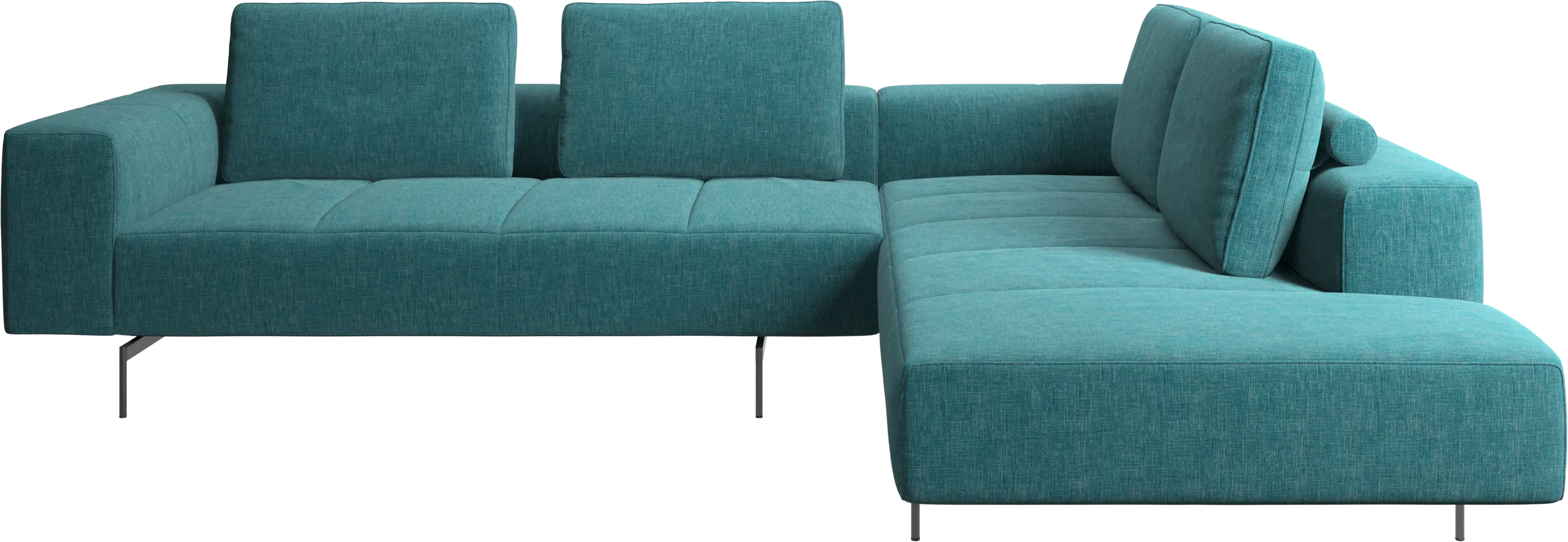 Amsterdam corner sofa with lounging unit