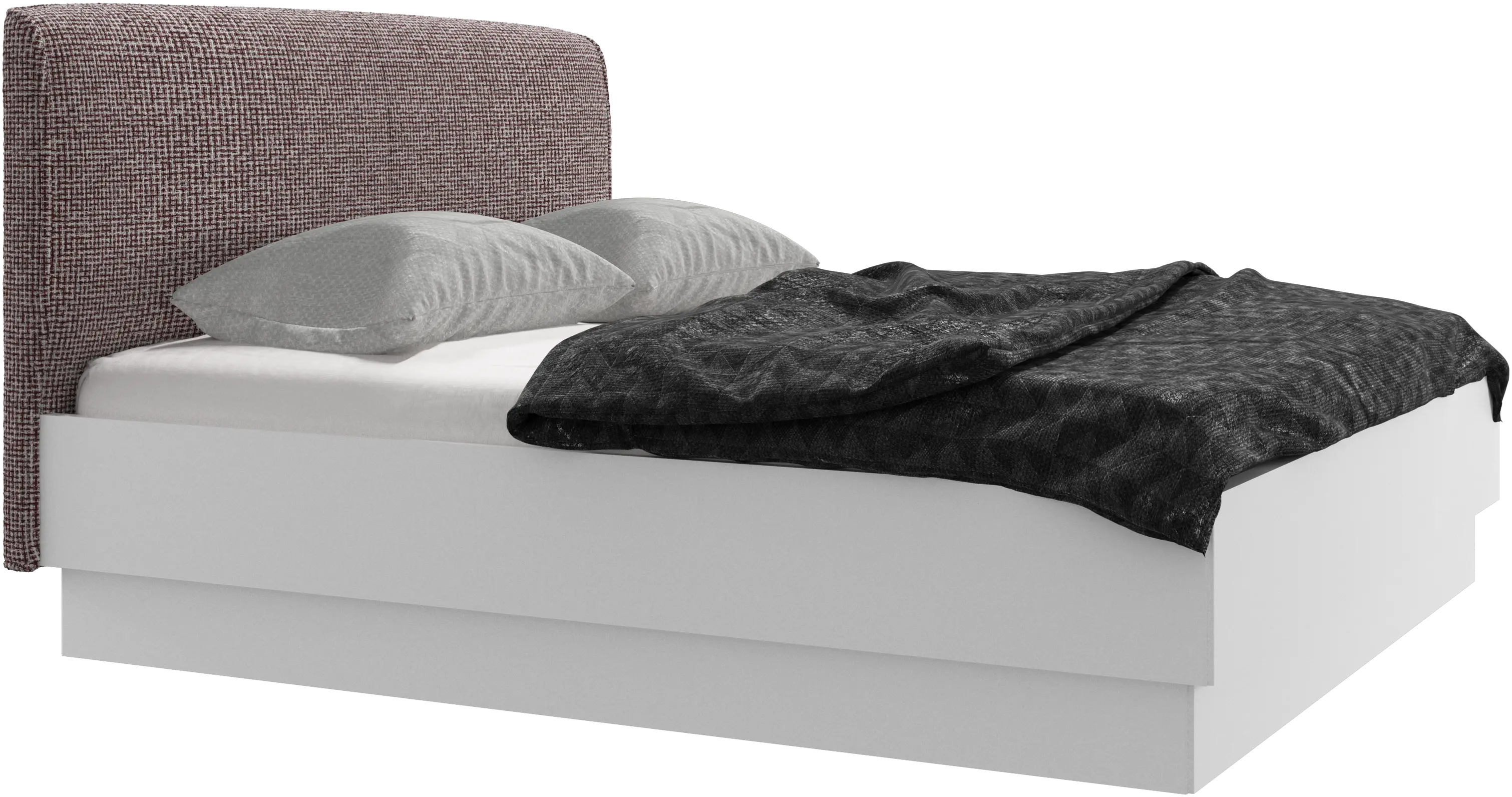 Houston, upholstered bed with storage