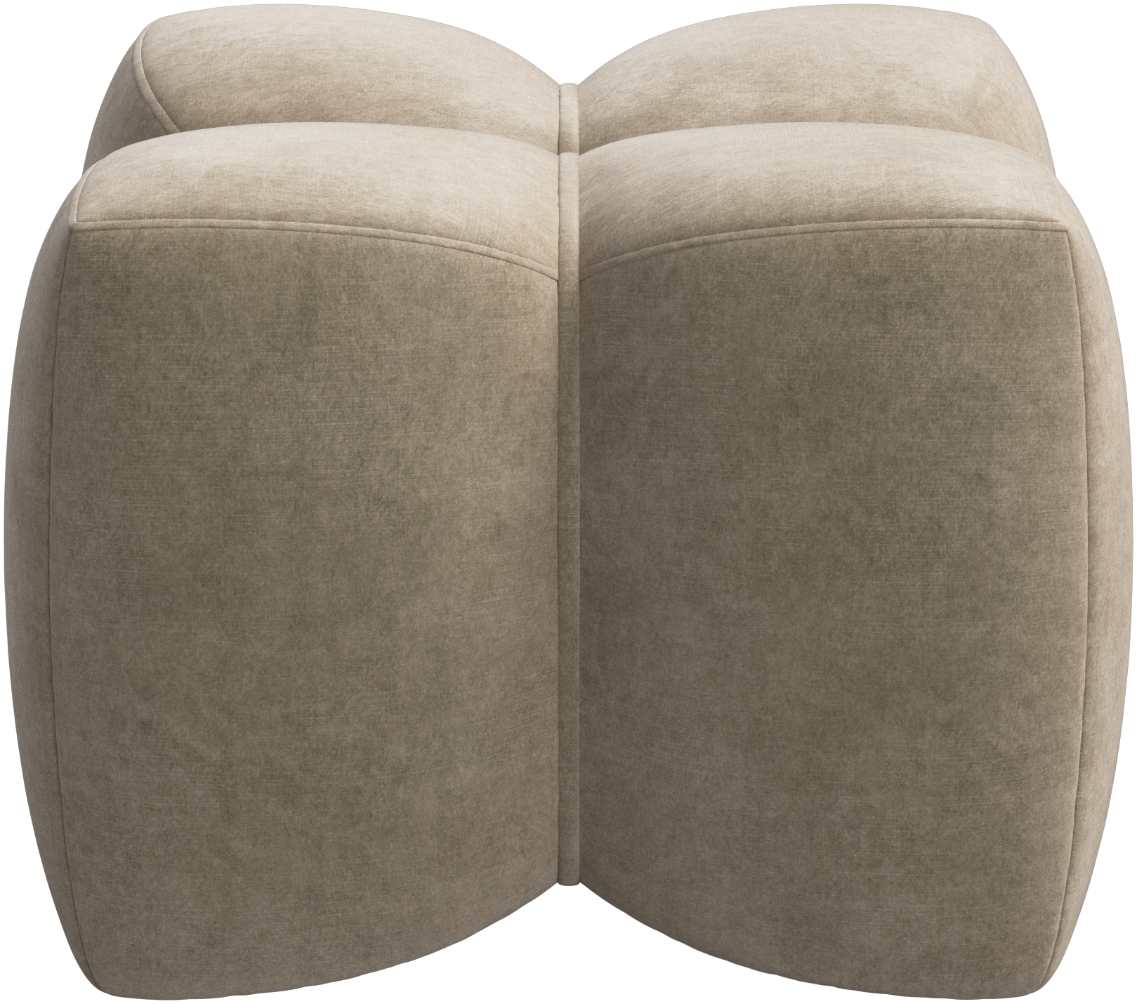 ボーコンセプト Bermudaオットマンブラウンスツールテーブル ボーコンセプト Bermudaオットマン フットスツールテーブル 大サイズ