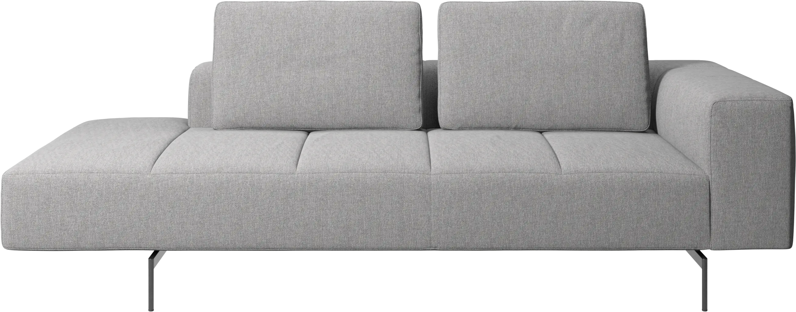 Amsterdam resting module for sofa, armrest right, open end left