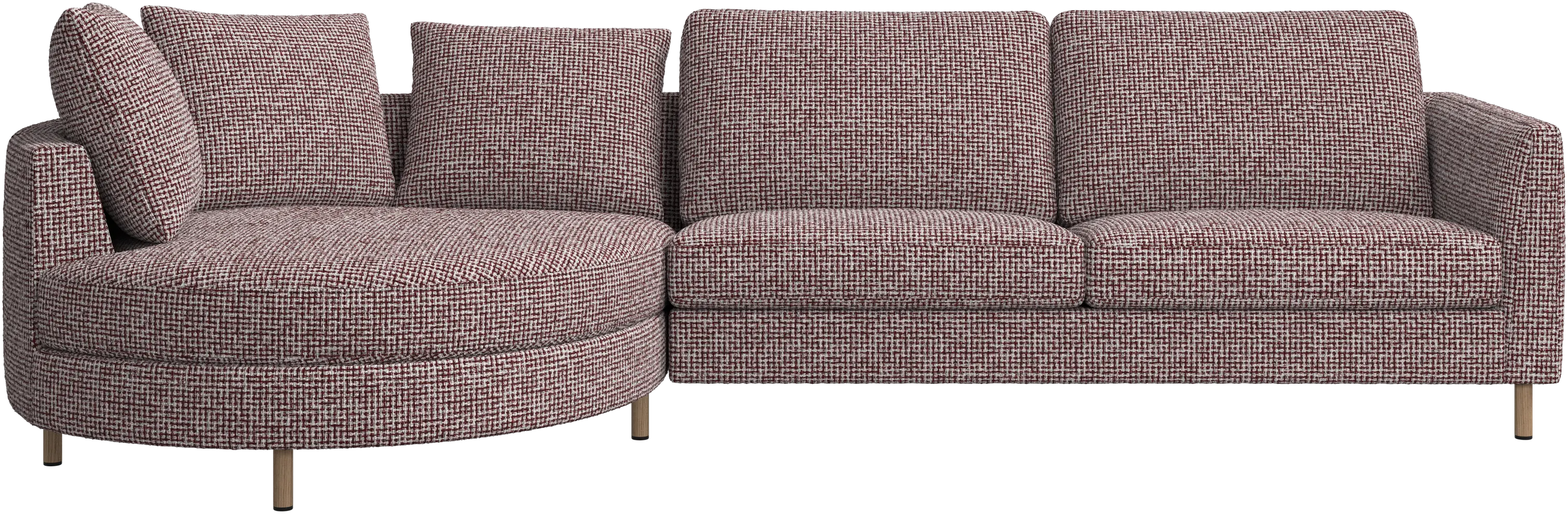 Indivi sofa with chaise longue left
