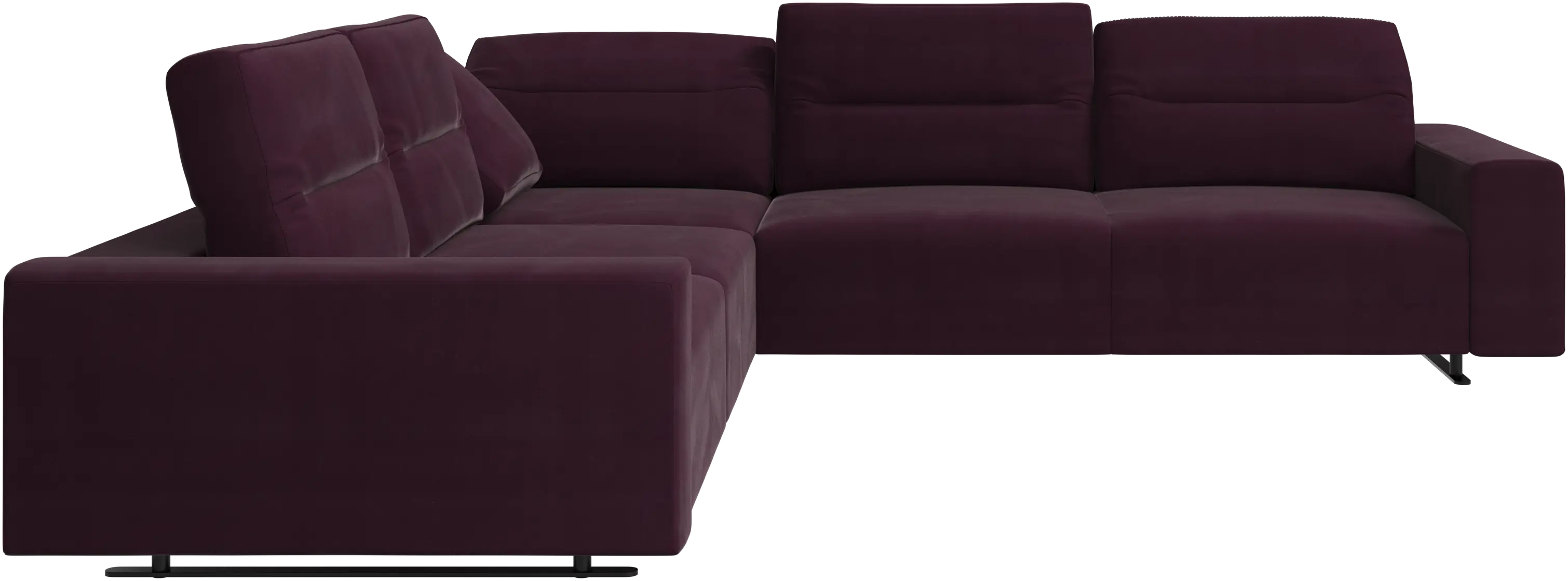 Hampton corner sofa with adjustable back