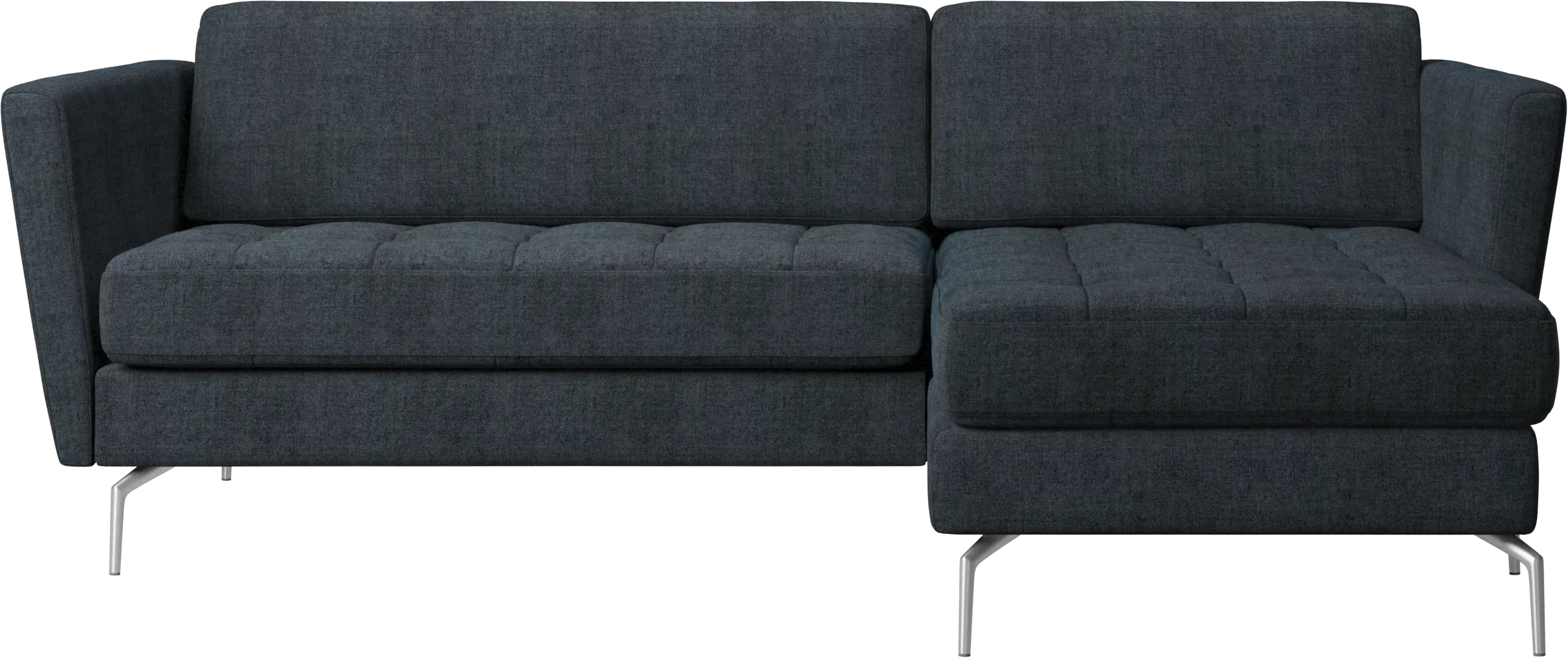 Osaka sofa with resting unit, tufted seat