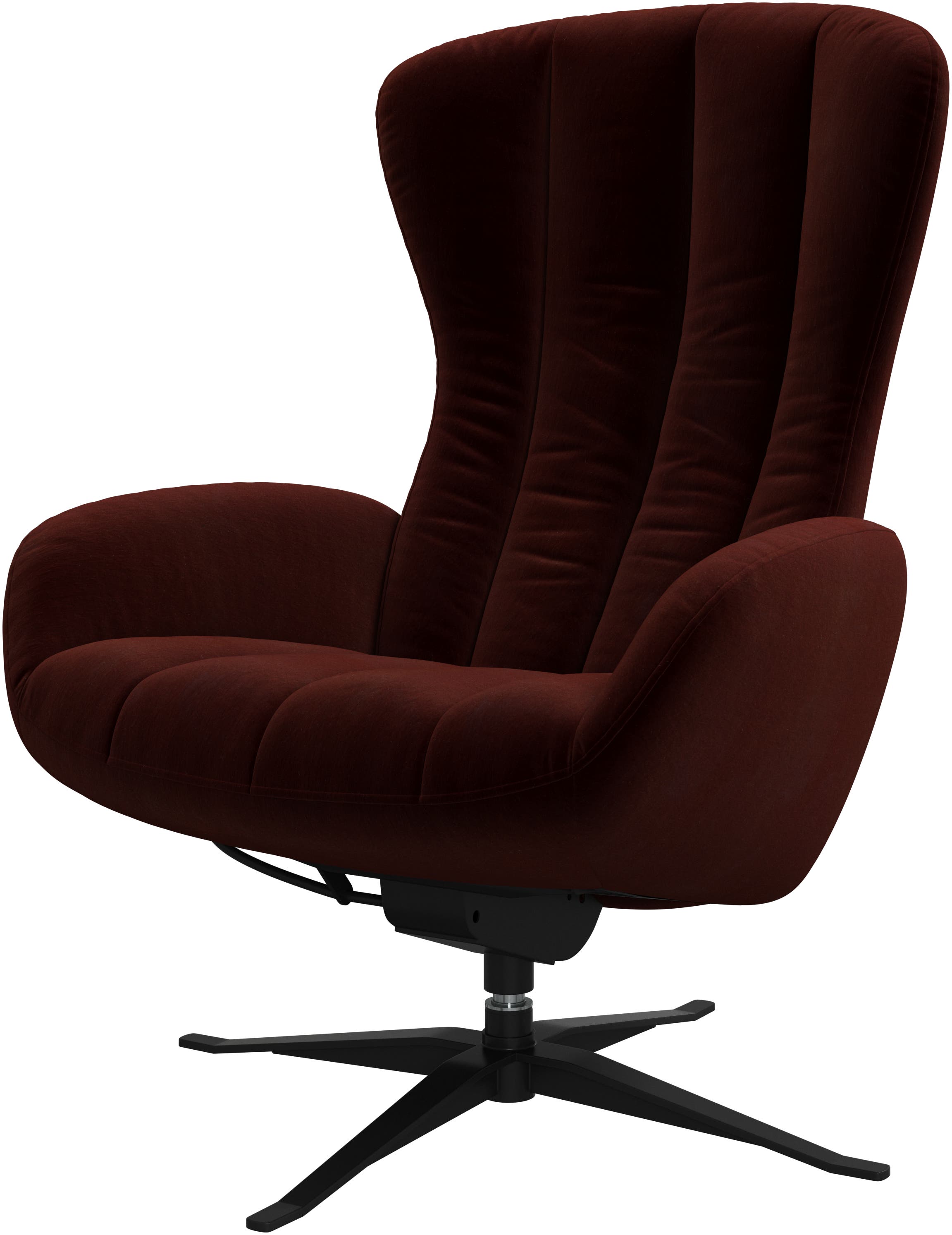 Кресло для гостиной Tilburg с наклонным корпусом, поворотным основанием и регулируемым подголовником