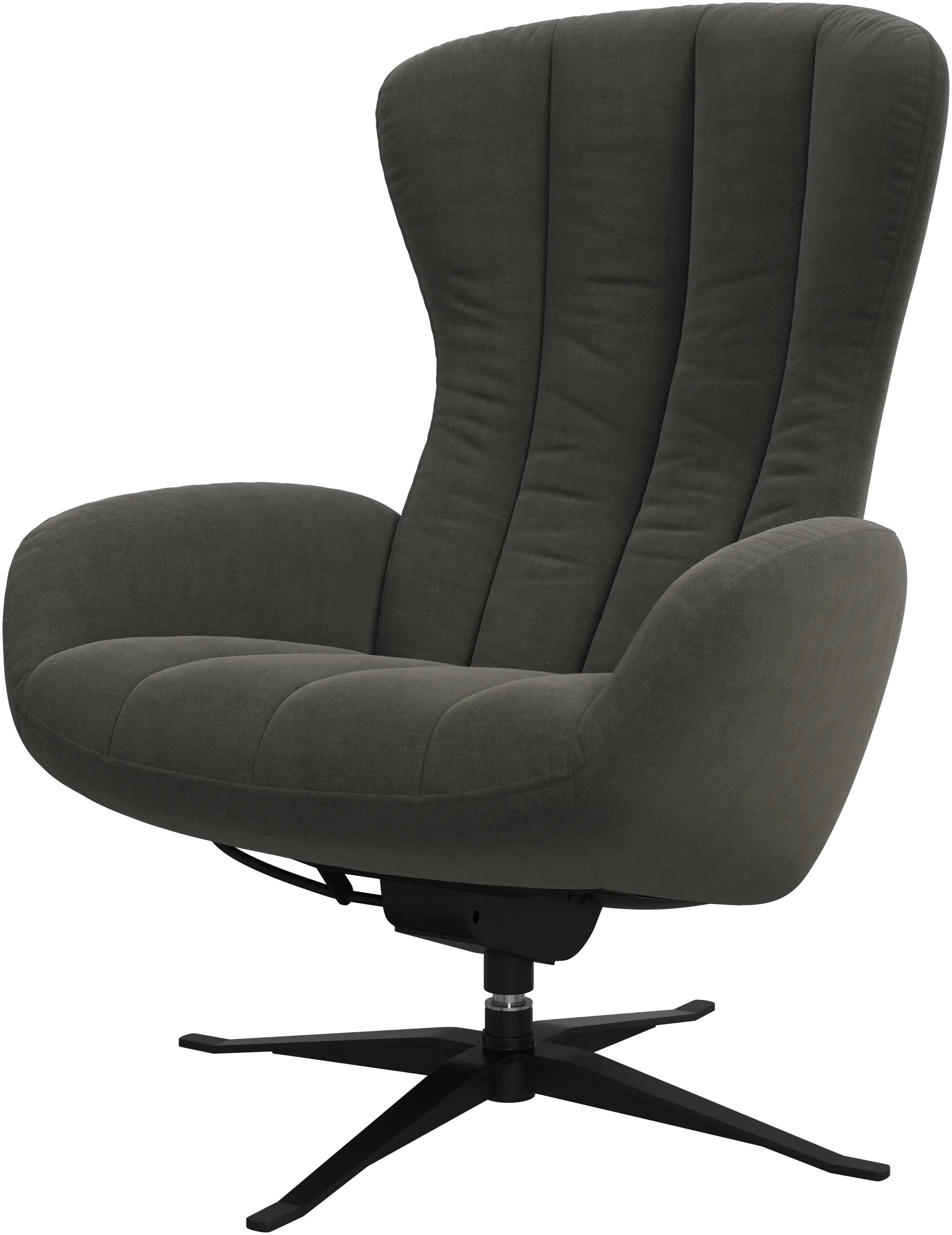 Tilburg recliner with swivel function and adjustable headrest