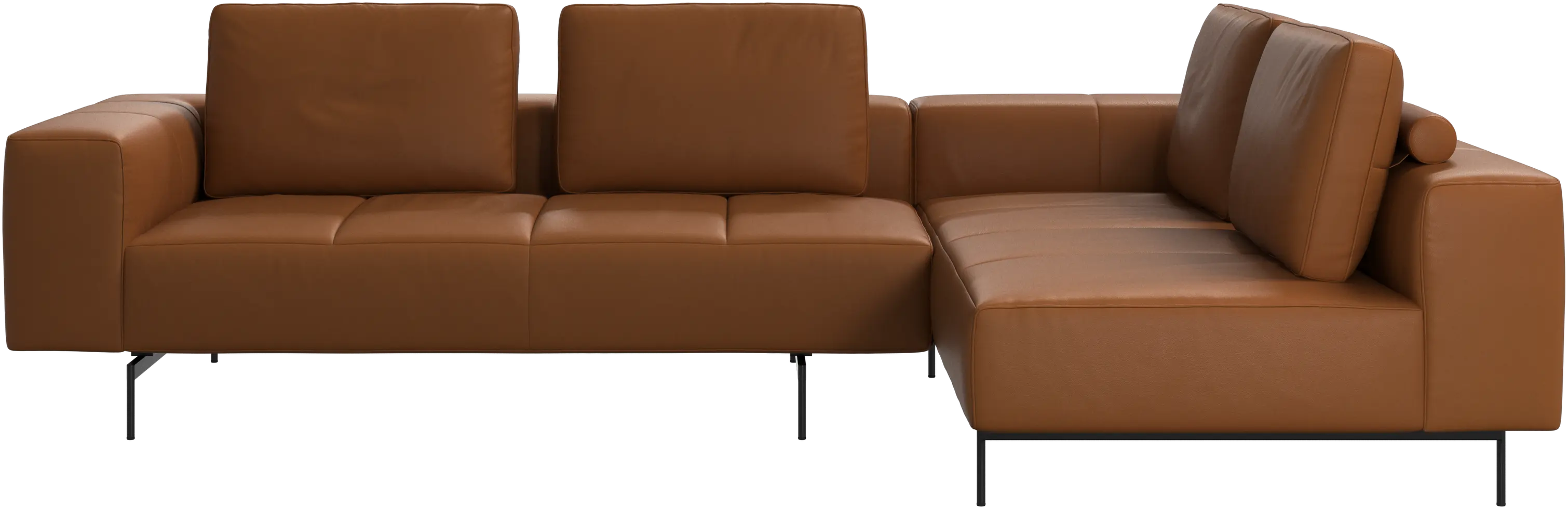 Amsterdam corner sofa with lounging unit