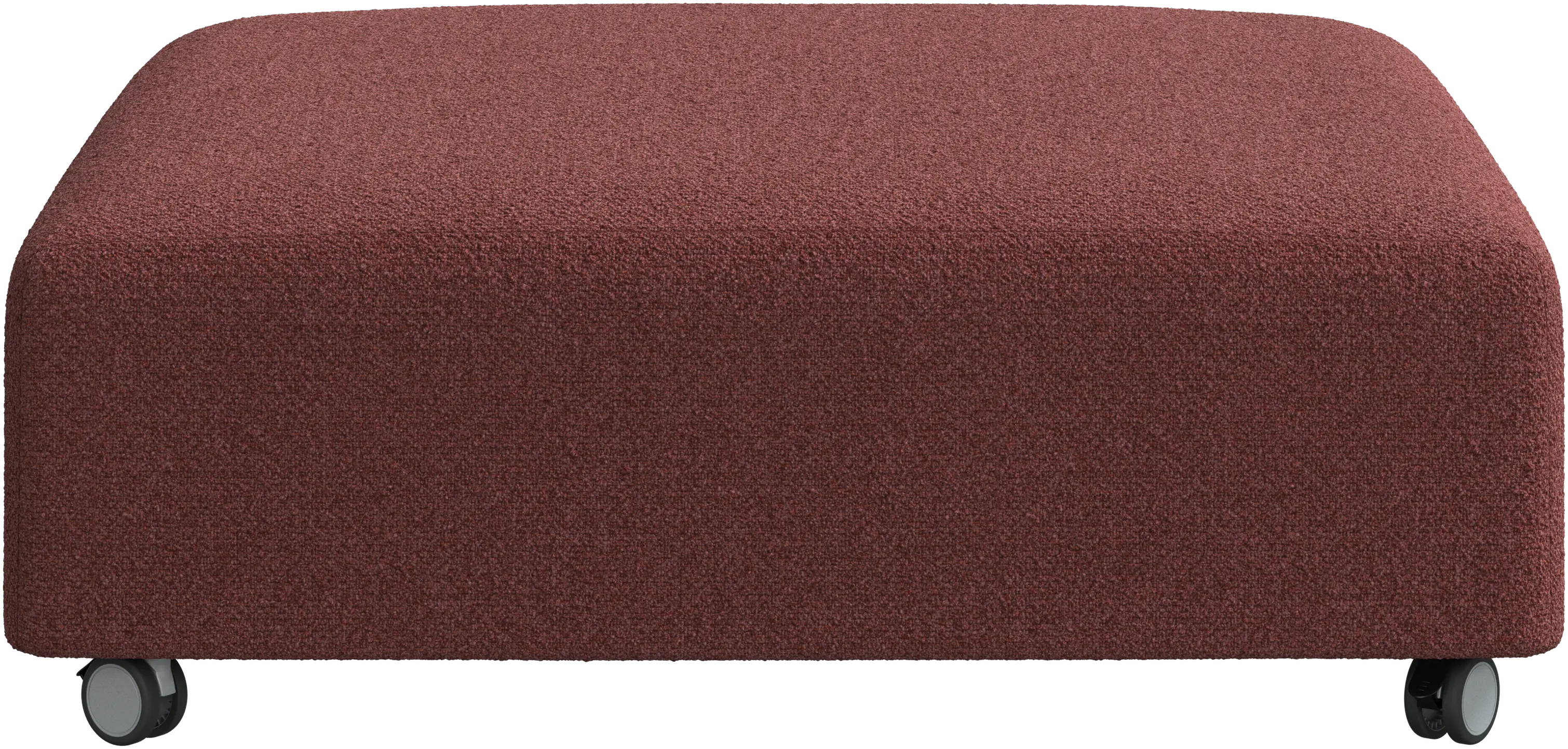 Hampton footstool on wheels