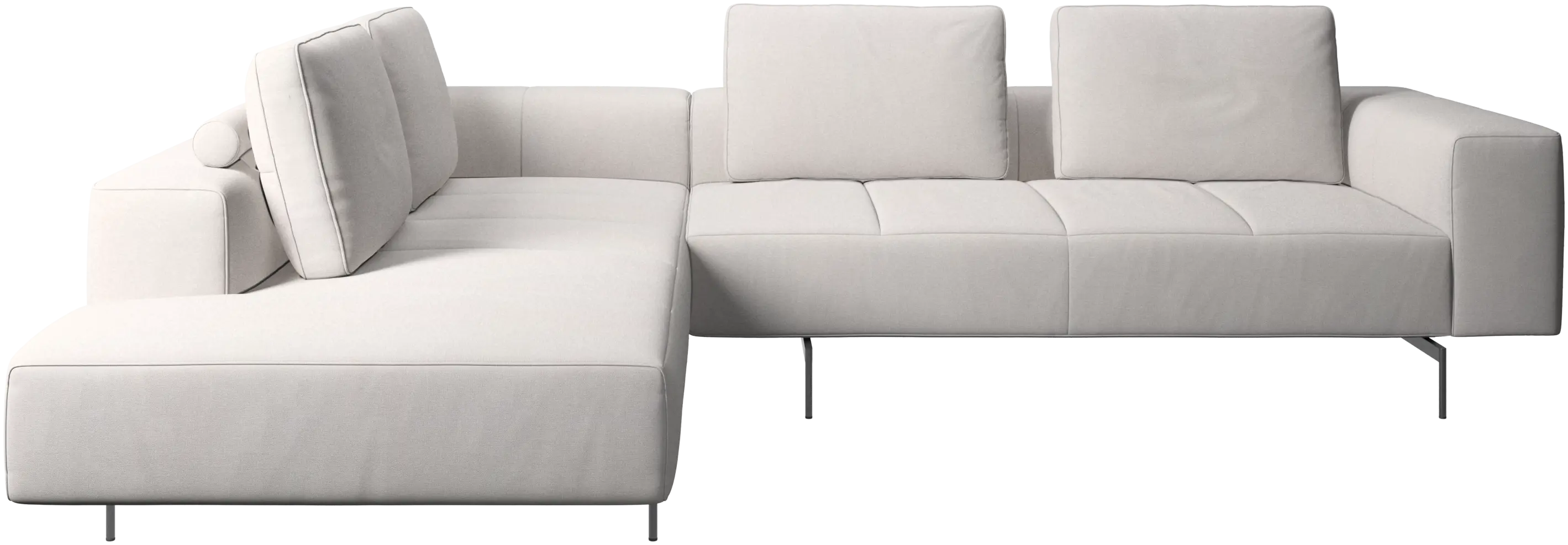 Amsterdam corner sofa with lounging unit