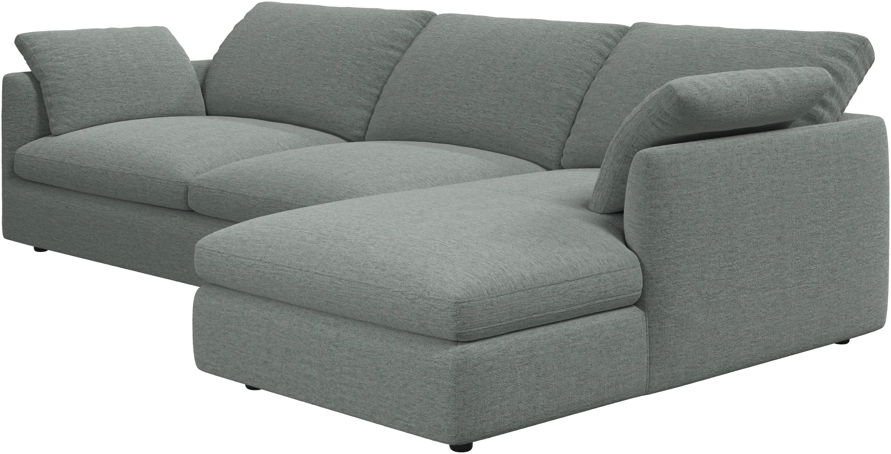 Milano sofá con chaise longue derecha