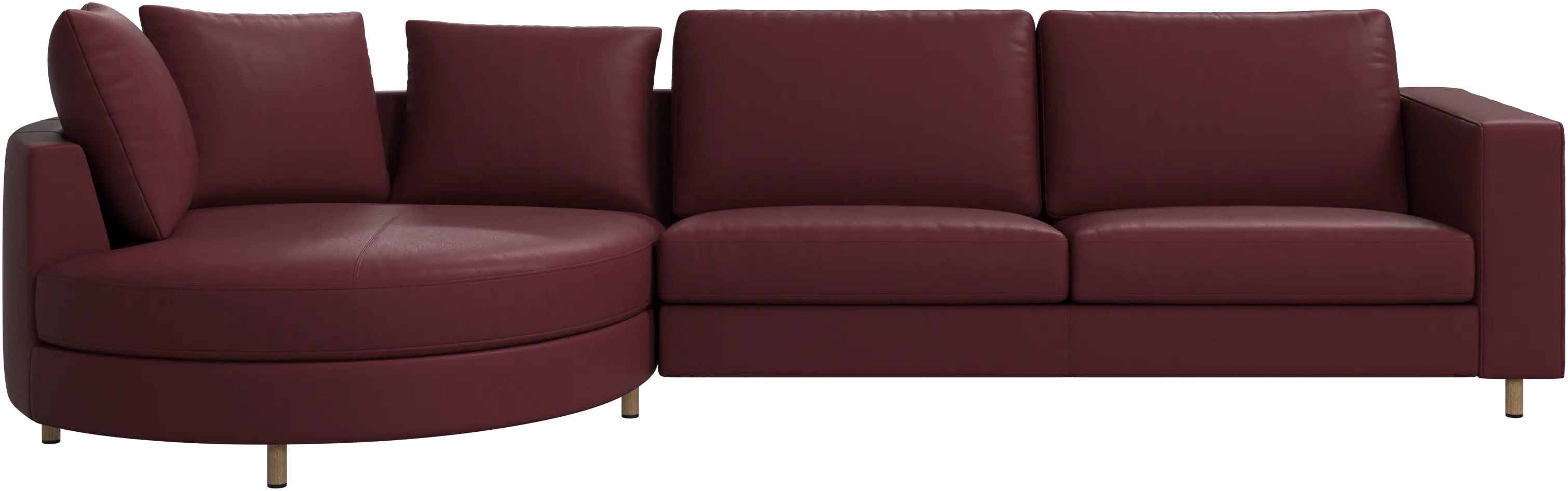 Indivi sofa with chaise longue left