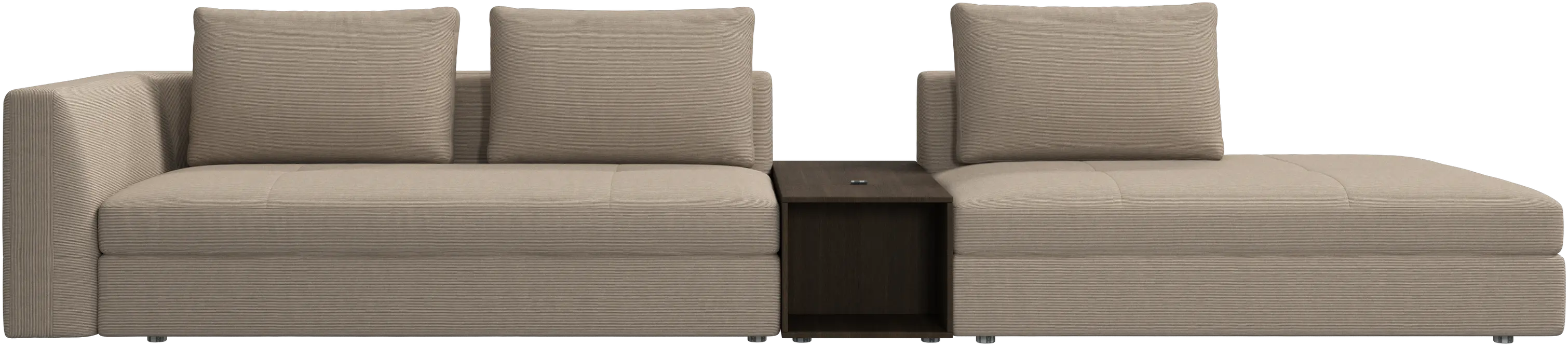 Bergamo 3 seater lounge sofa with storage