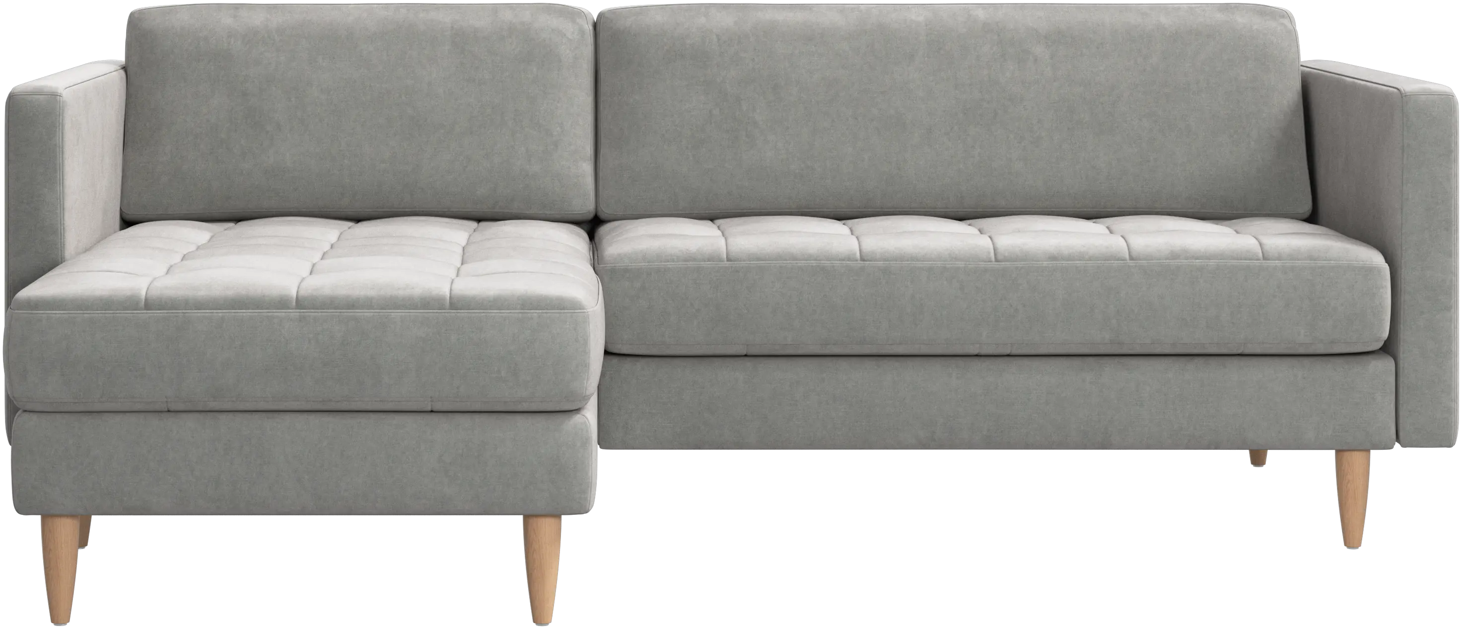 Osaka sofa with resting unit, tufted seat