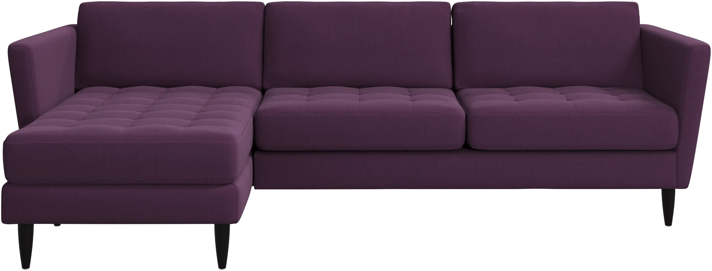 Osaka sofa with resting unit, tufted seat