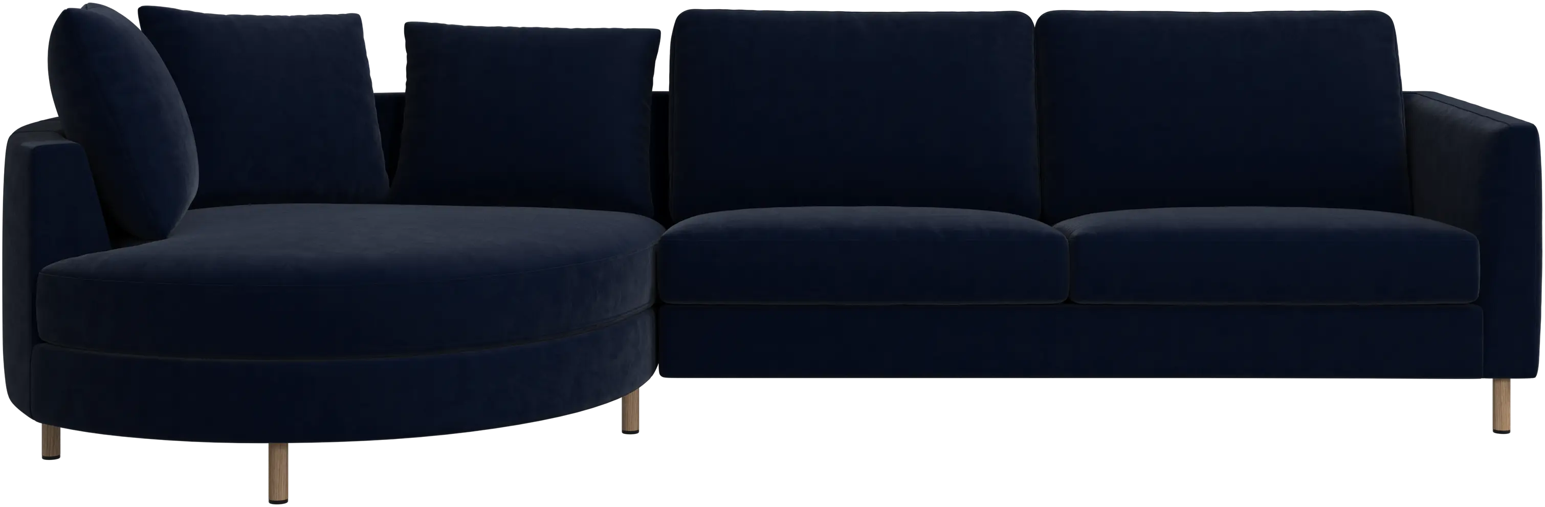 Indivi sofa with chaise longue left