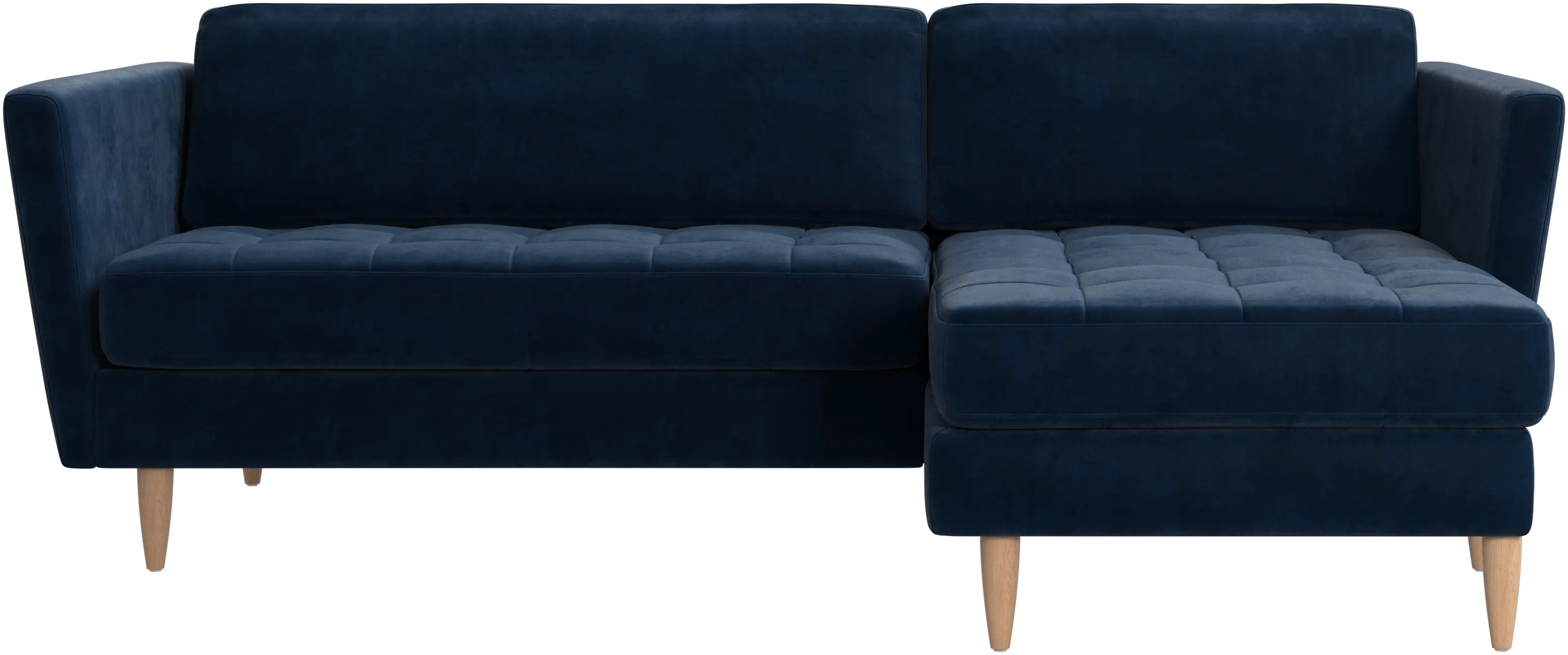 Osaka sofa with resting unit, tufted seat