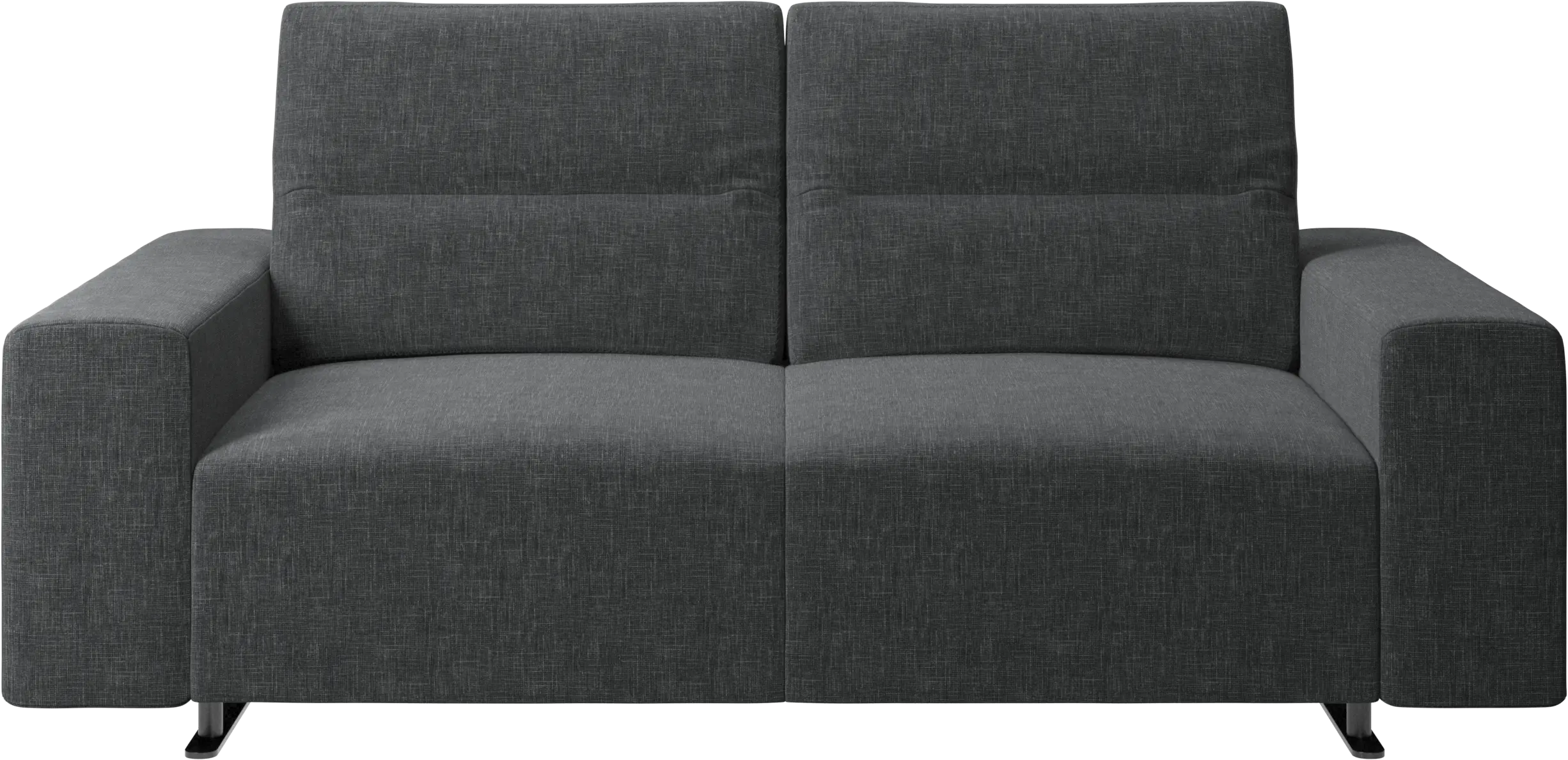 Hampton sofa with adjustable back and storage on the left side