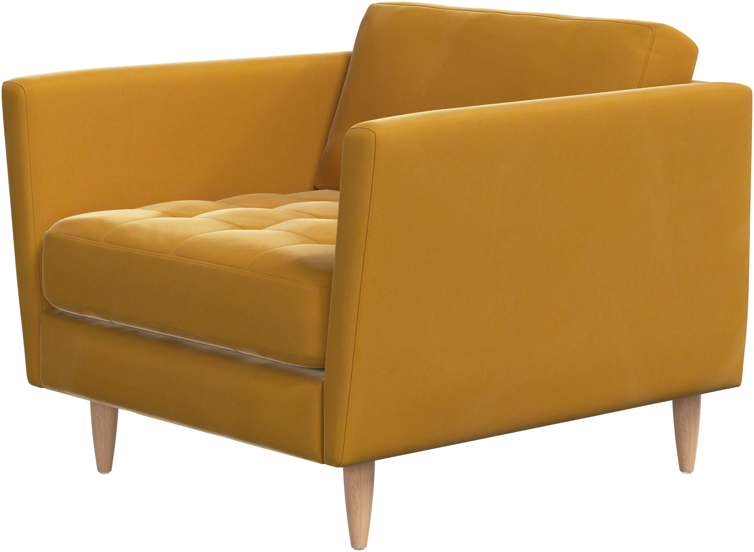 Osaka chair, tufted seat