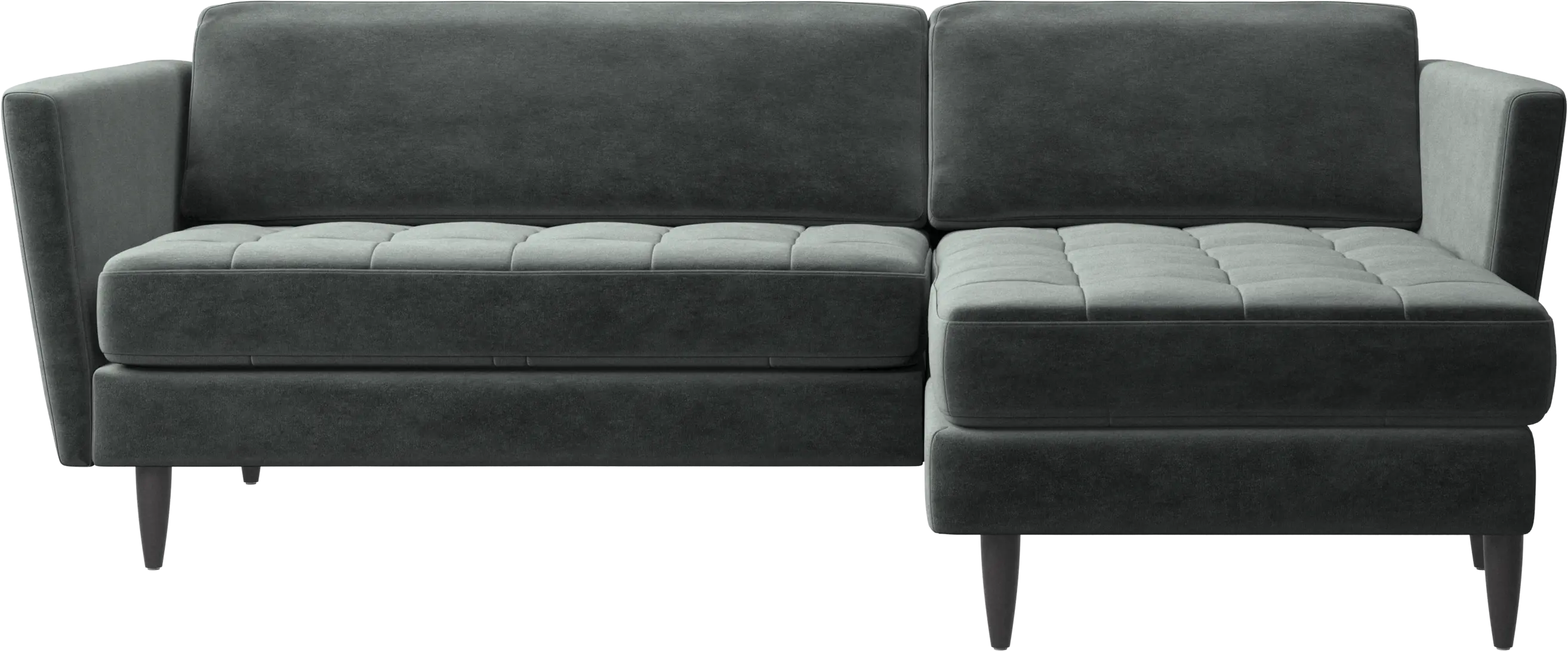 Osaka Sofa mit Ruhemodul, getuftete Sitzfläche