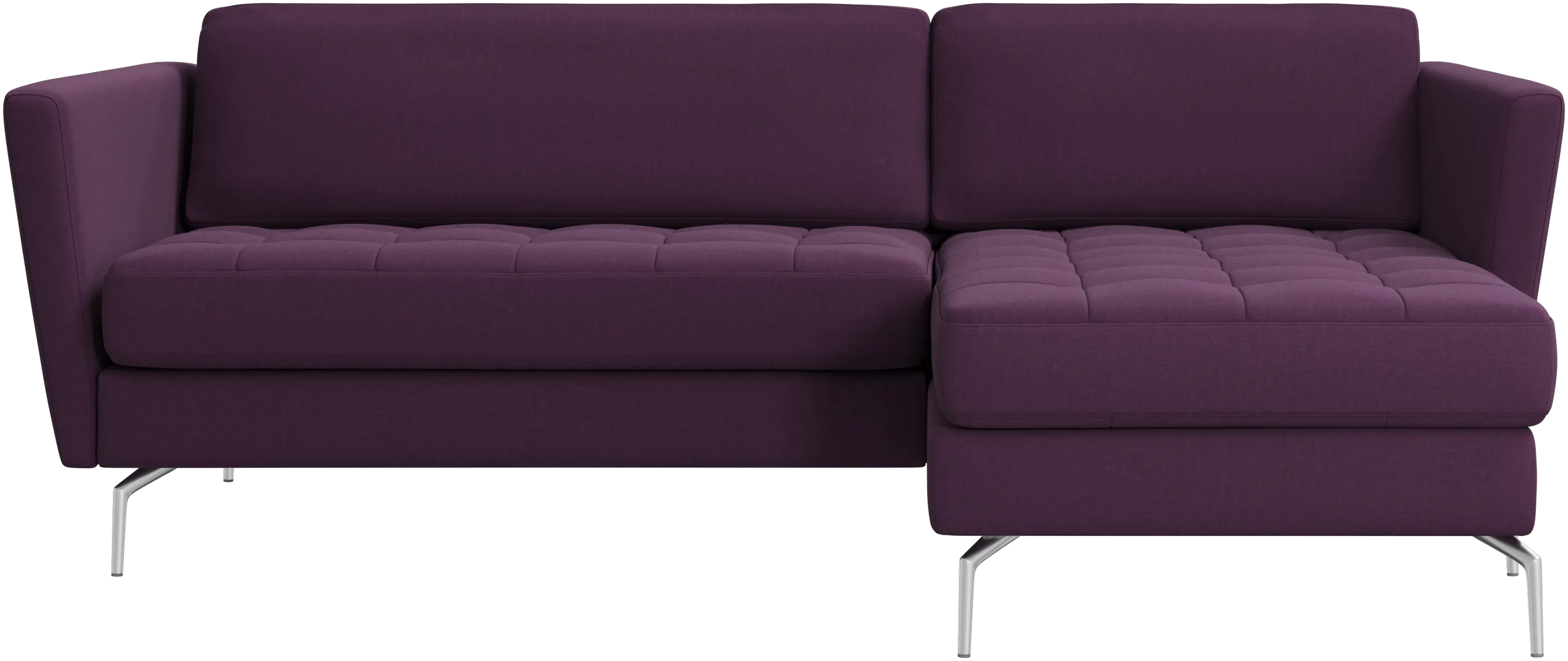 Osaka sofa with resting unit, tufted seat