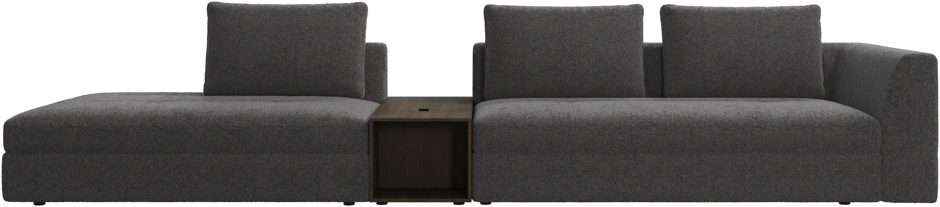 Bergamo 3 seater lounge sofa with storage