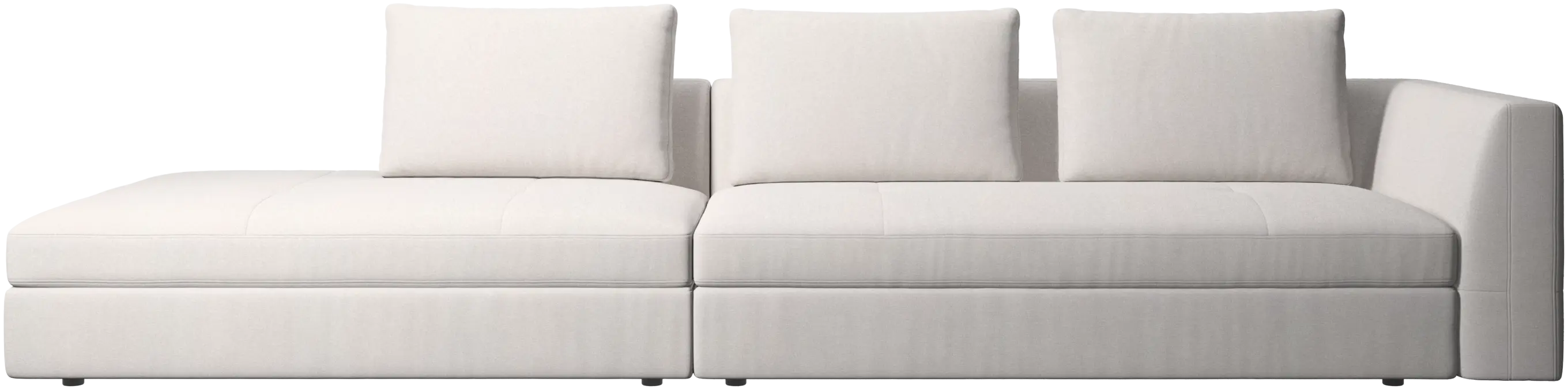 Bergamo sofa with lounging unit