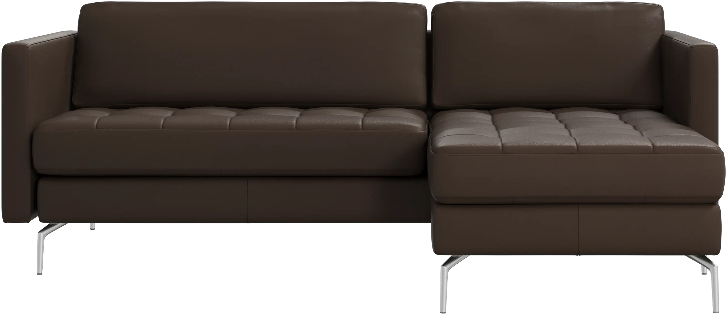 Osaka sofa with resting unit, tufted seat
