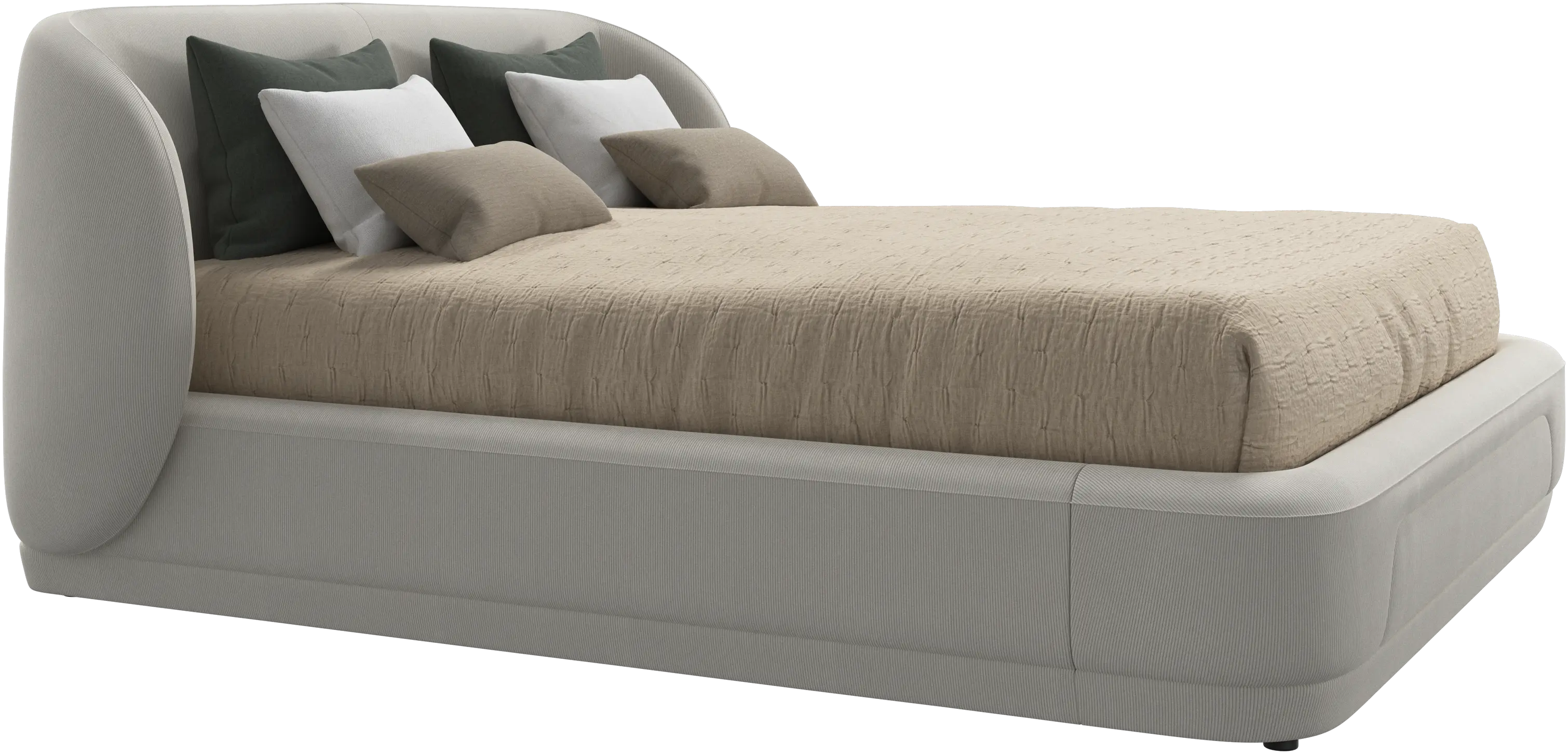 Bolzano bed with slats  - W152,5xL200cm