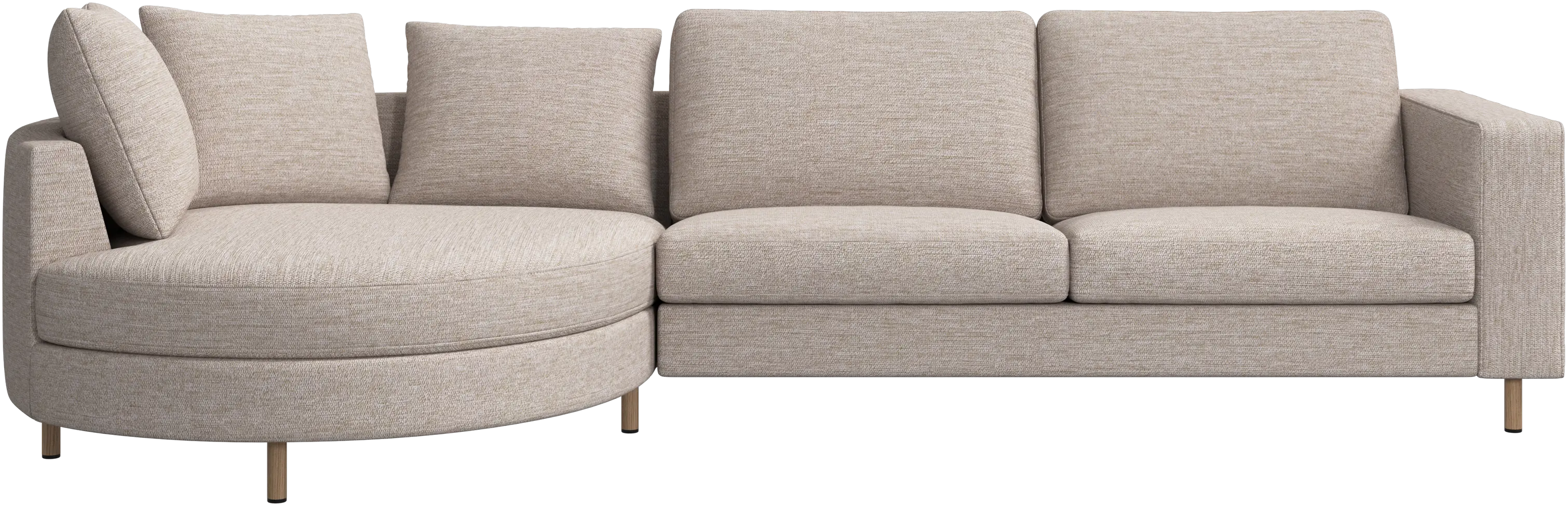 Indivi sofa with chaise longue left