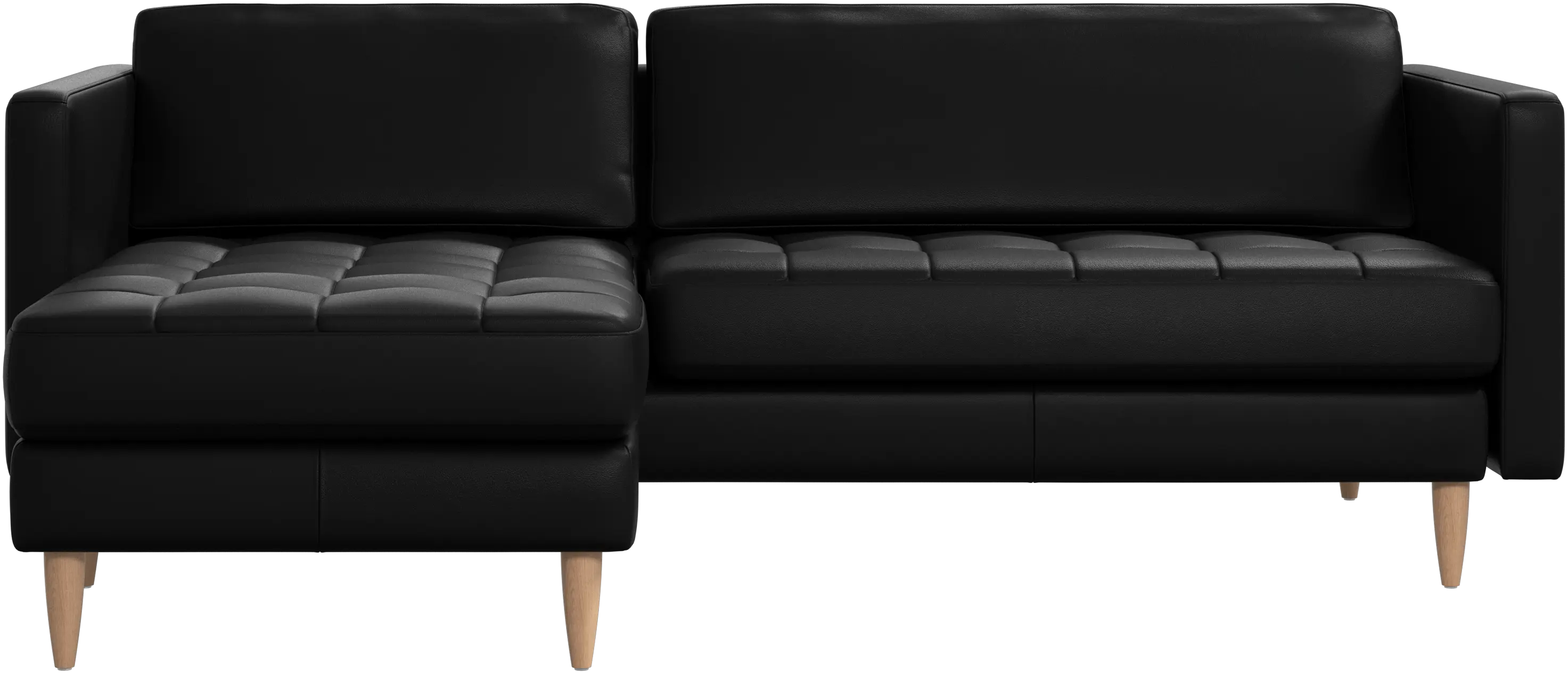 Osaka sofa with resting unit, tufted seat