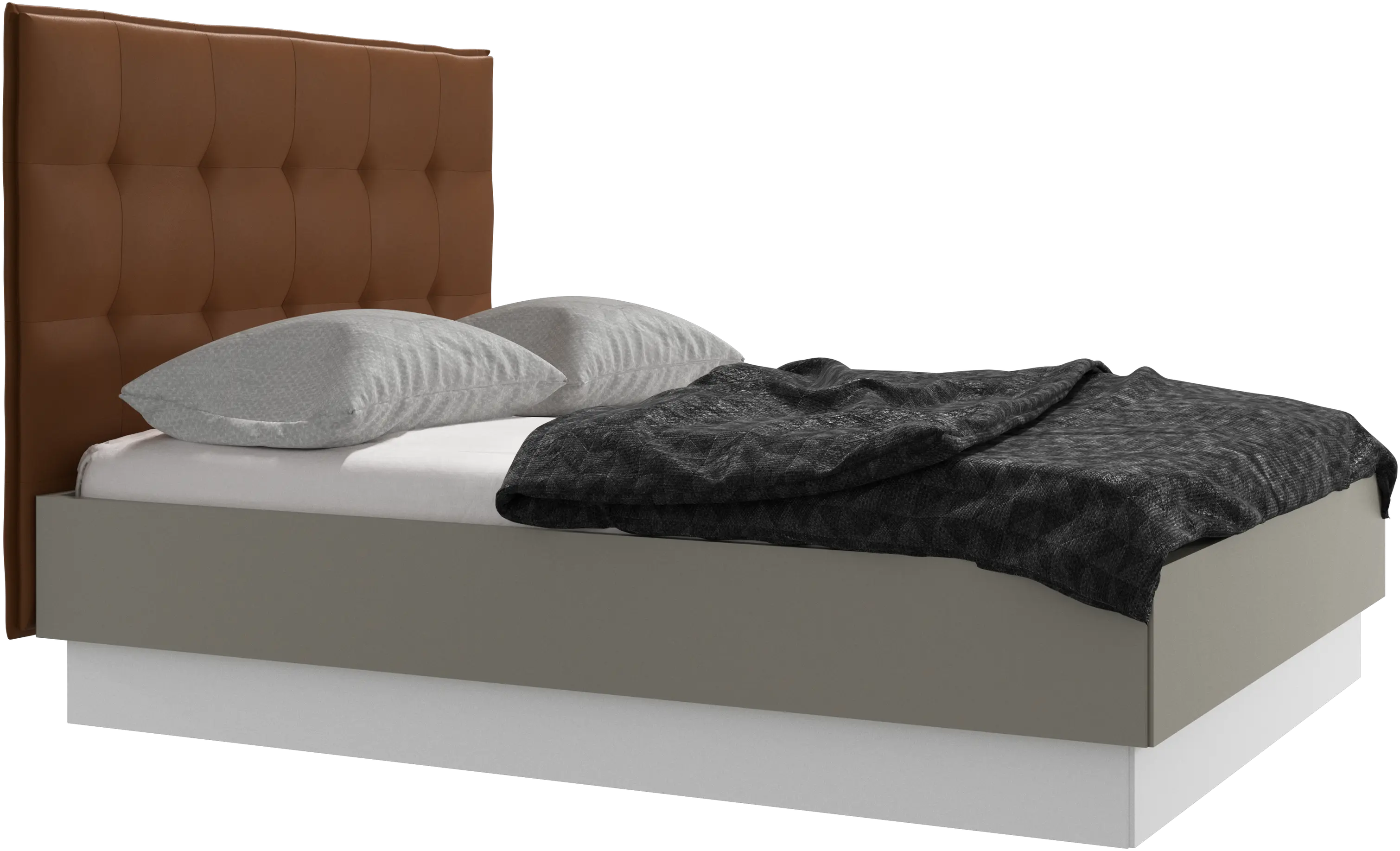 Cama com arrumação, excluindo colchão Lugano