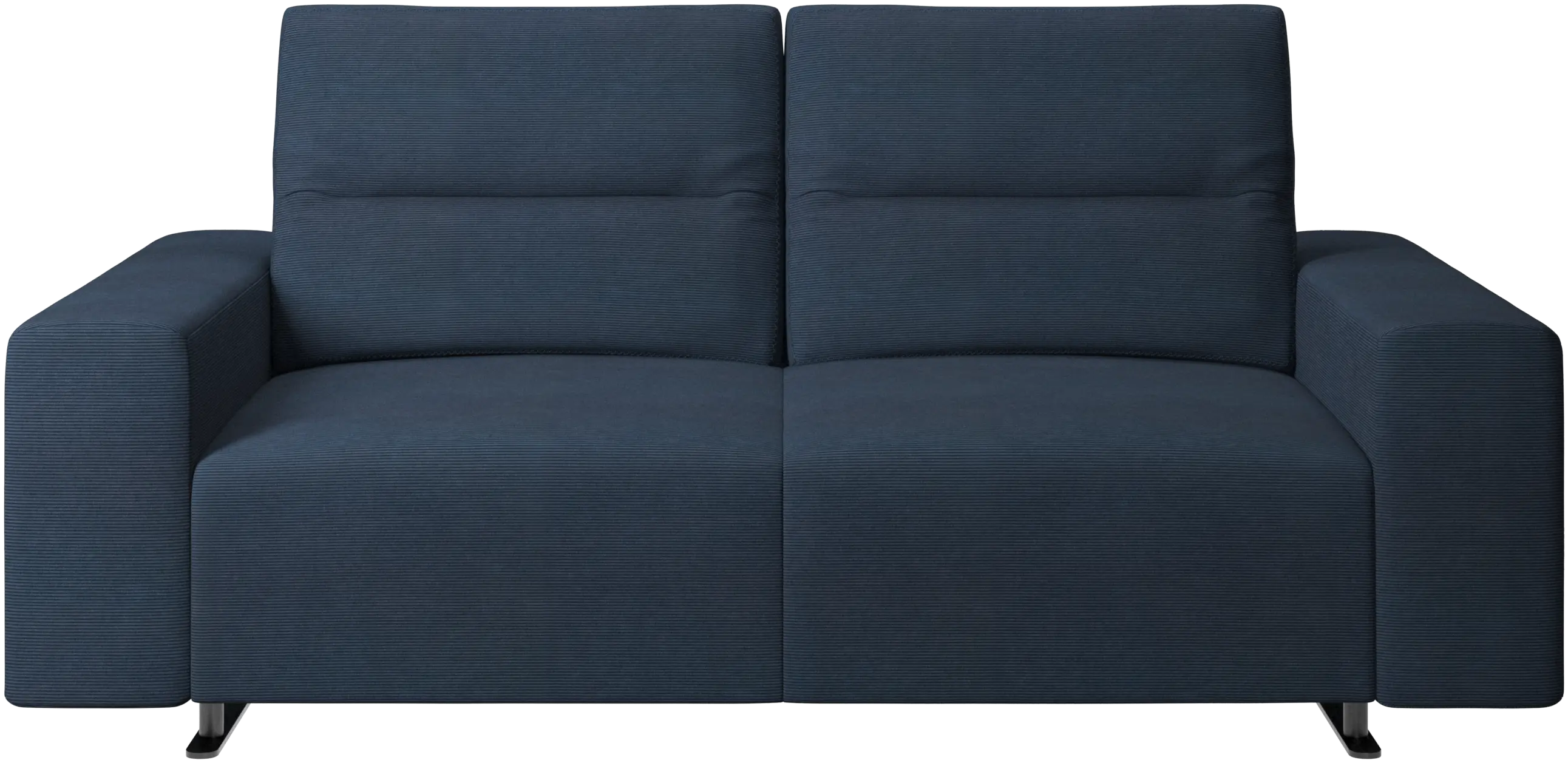 Hampton sofa with adjustable back and storage on the right side