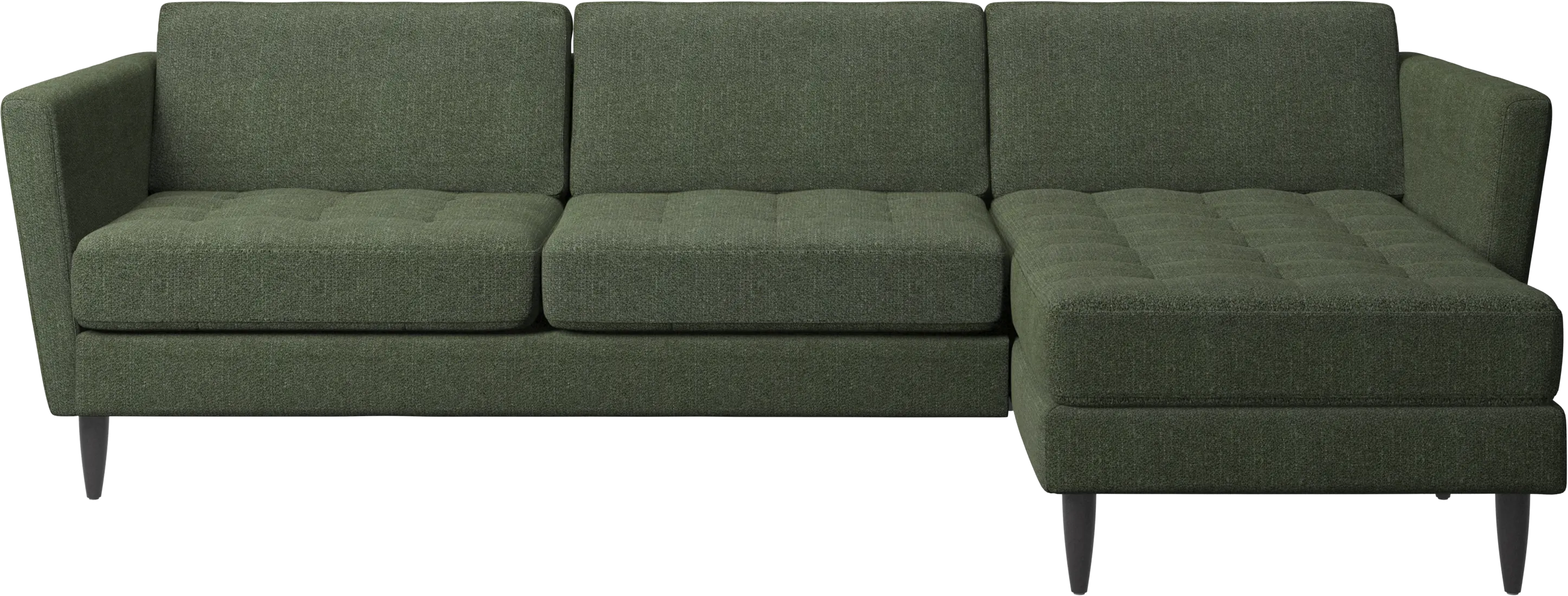 Osaka sofa with resting unit, tufted seat
