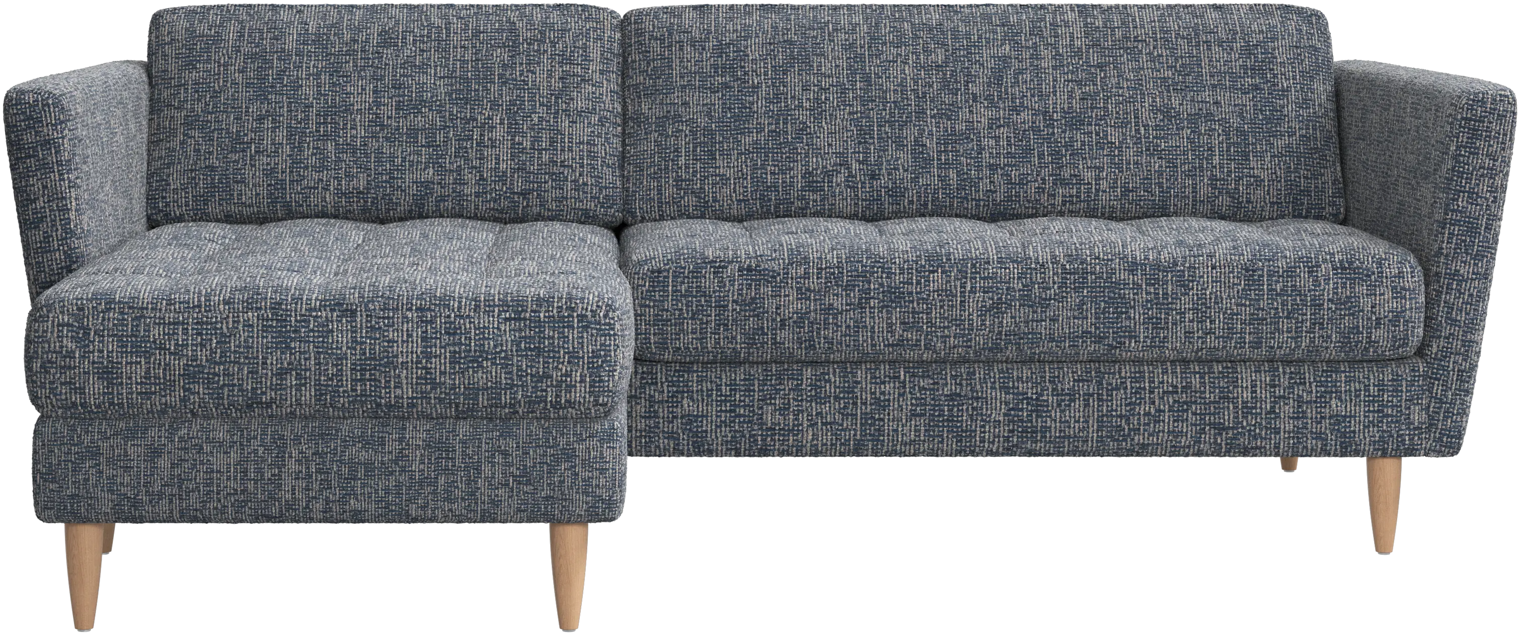 Osaka sofa with resting unit, tufted seat