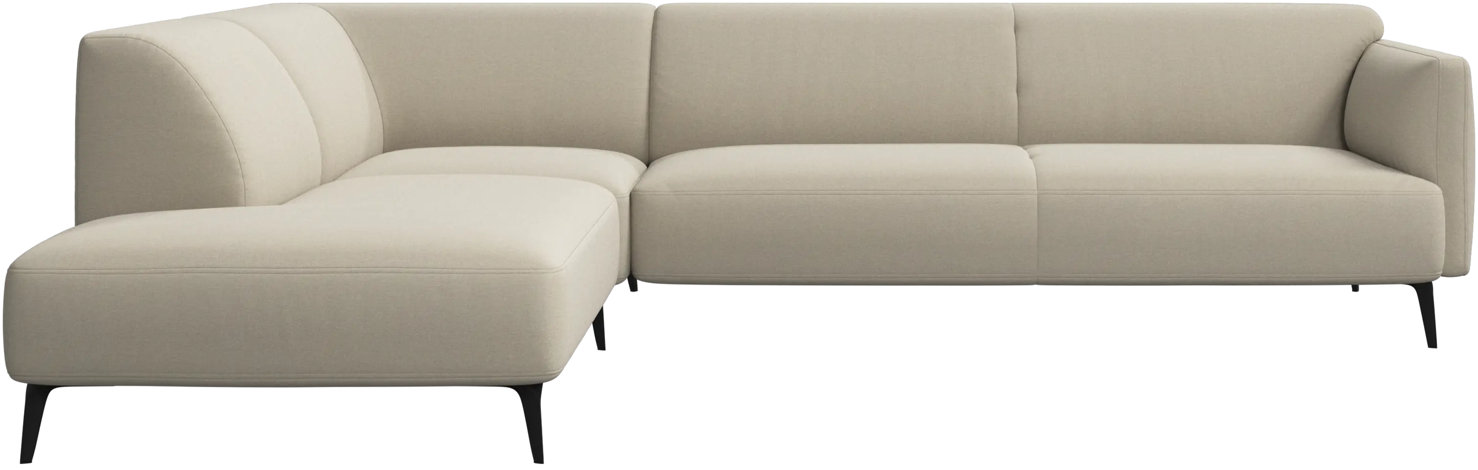 Modena corner sofa with lounging unit