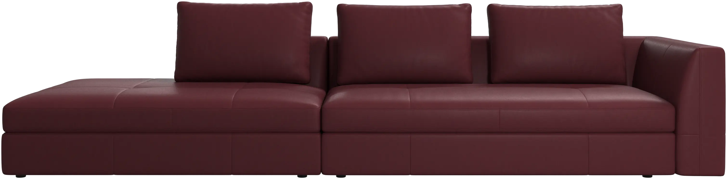 Bergamo sofa with lounging unit