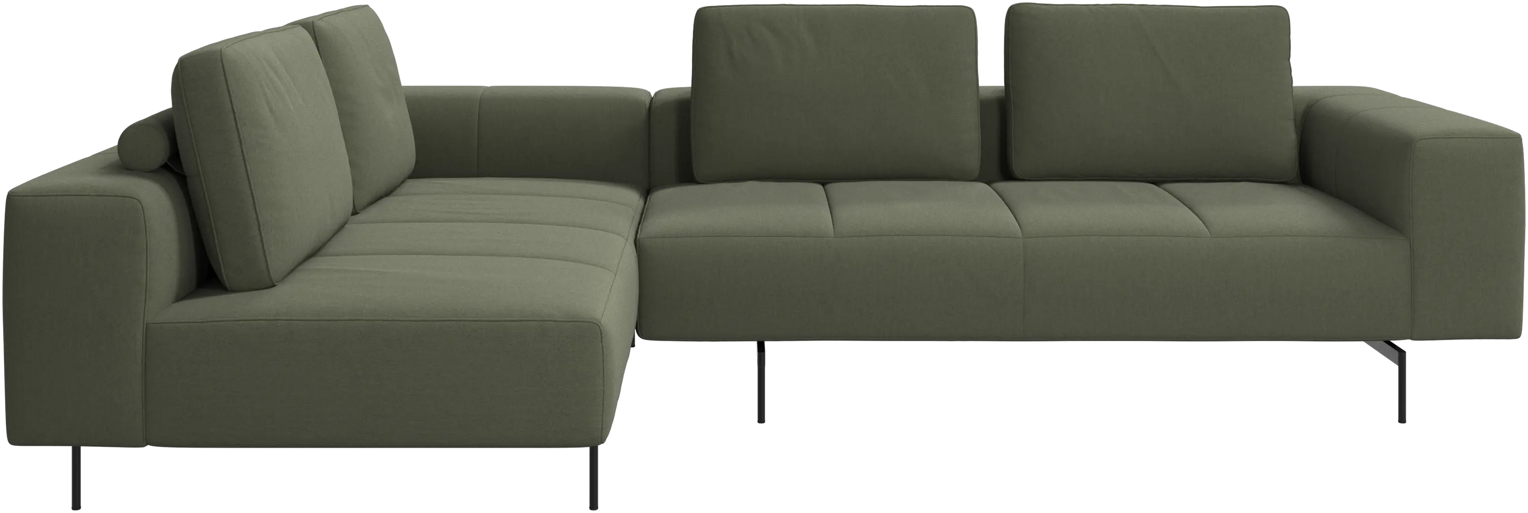 Amsterdam corner sofa with lounging unit