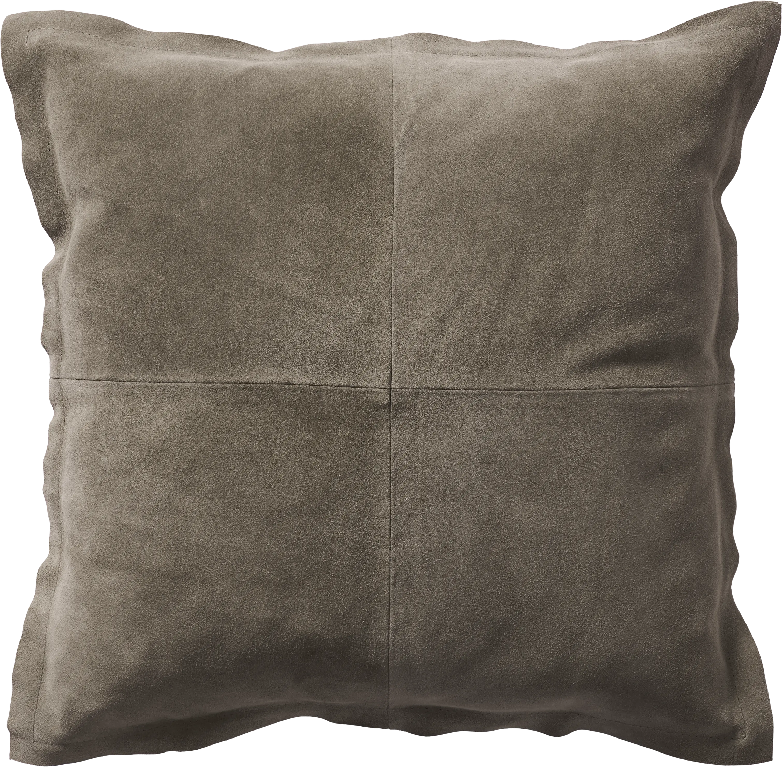 Suede cushion
