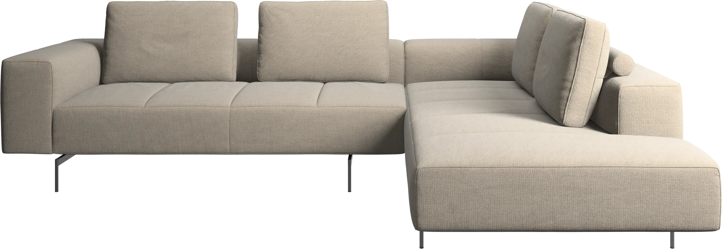 Amsterdam corner sofa with lounging unit