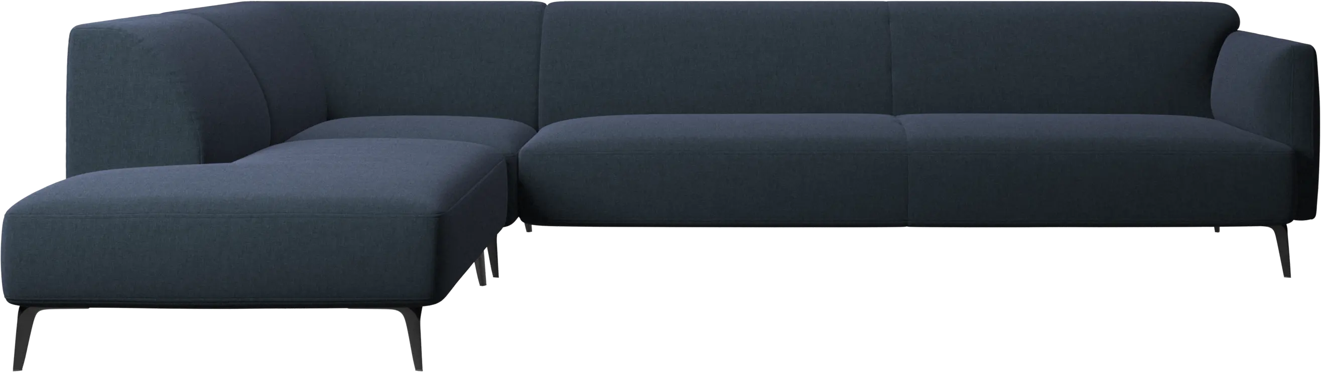 Modena corner sofa with lounging unit