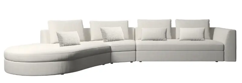 Sofas Bergamoソファ（クッション４点付き）